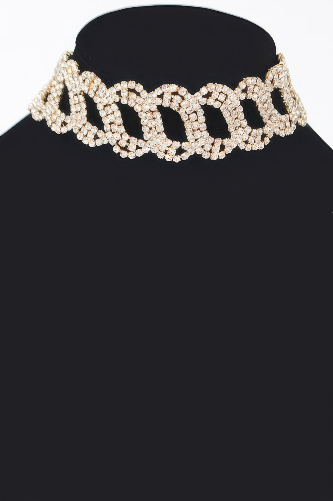 Rhinestone Chain Choker