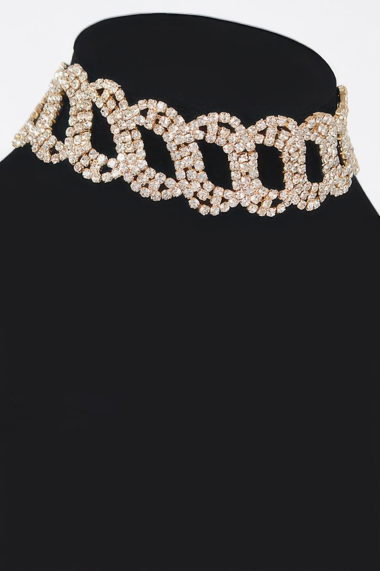 Rhinestone Chain Choker