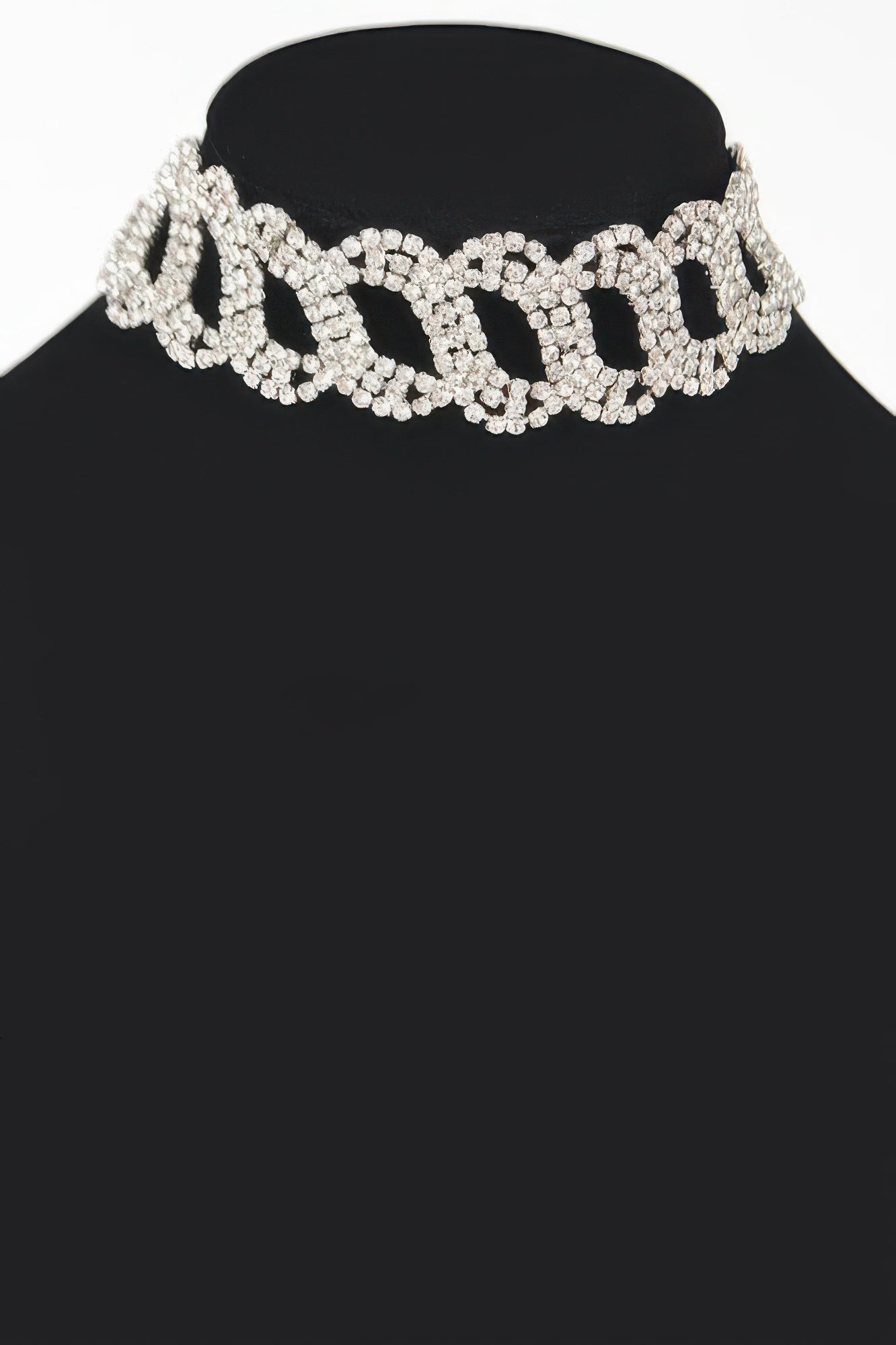 Rhinestone Chain Choker