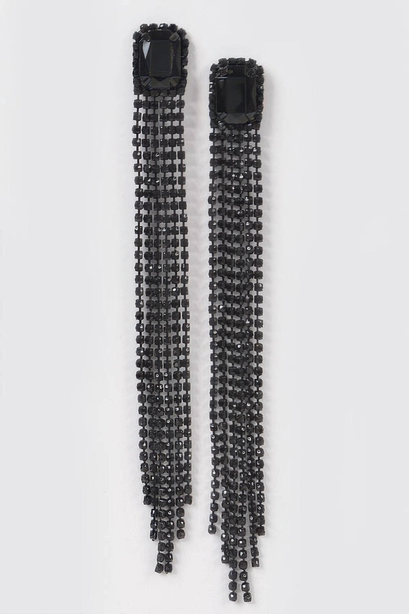 Rhinestone Fringe Earring