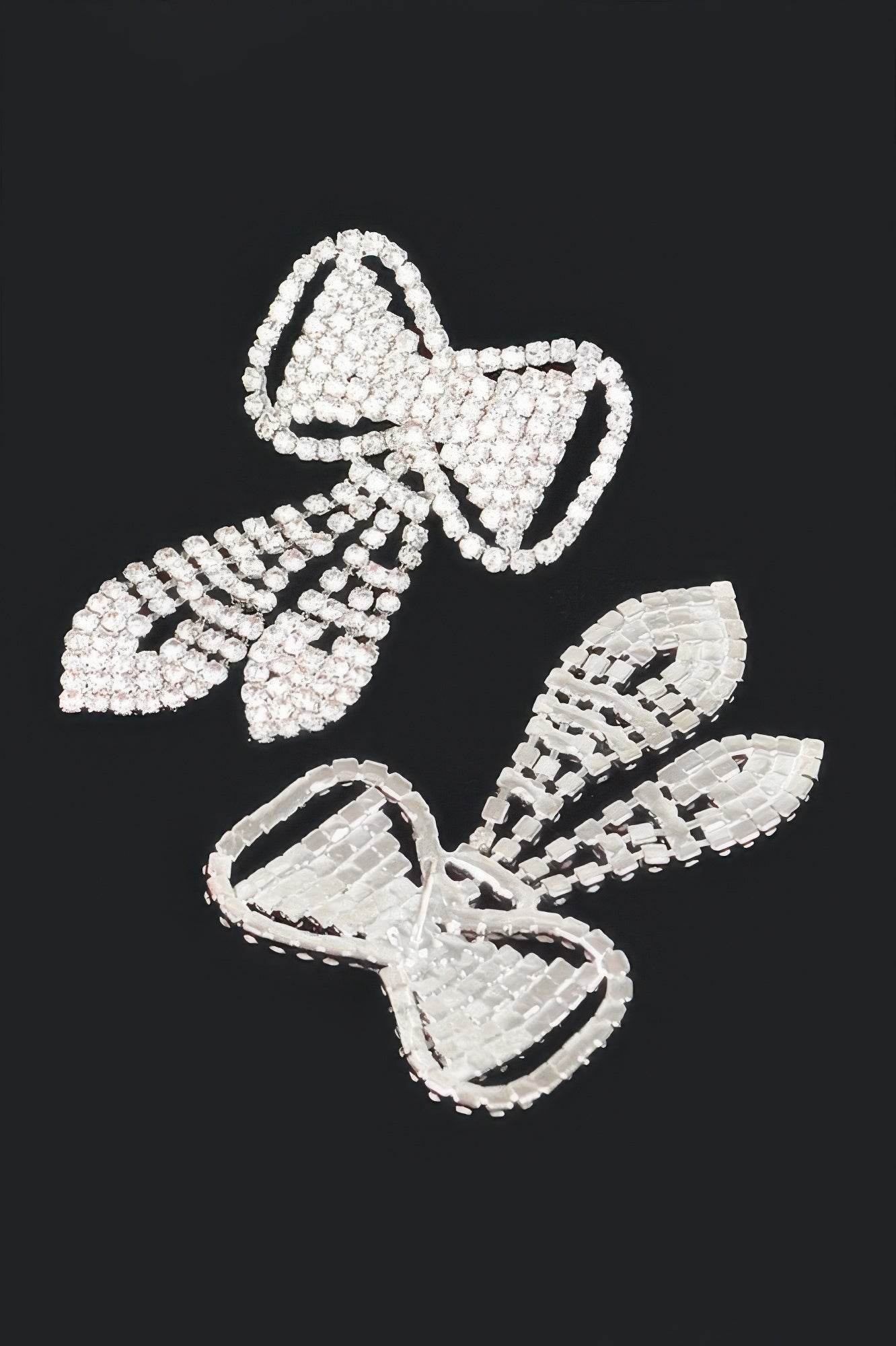 Rhinestone Bow Earring