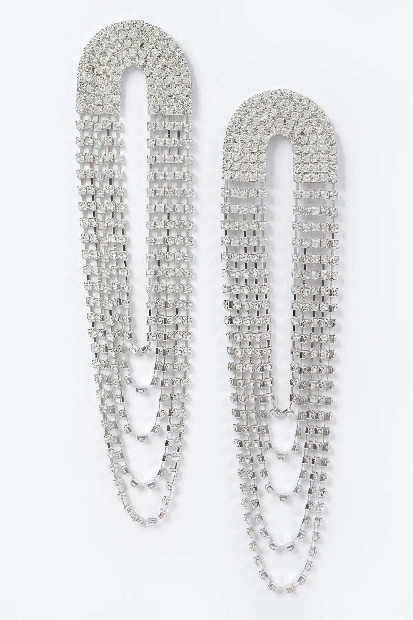 Layered Elegant Rhinestone Earrings