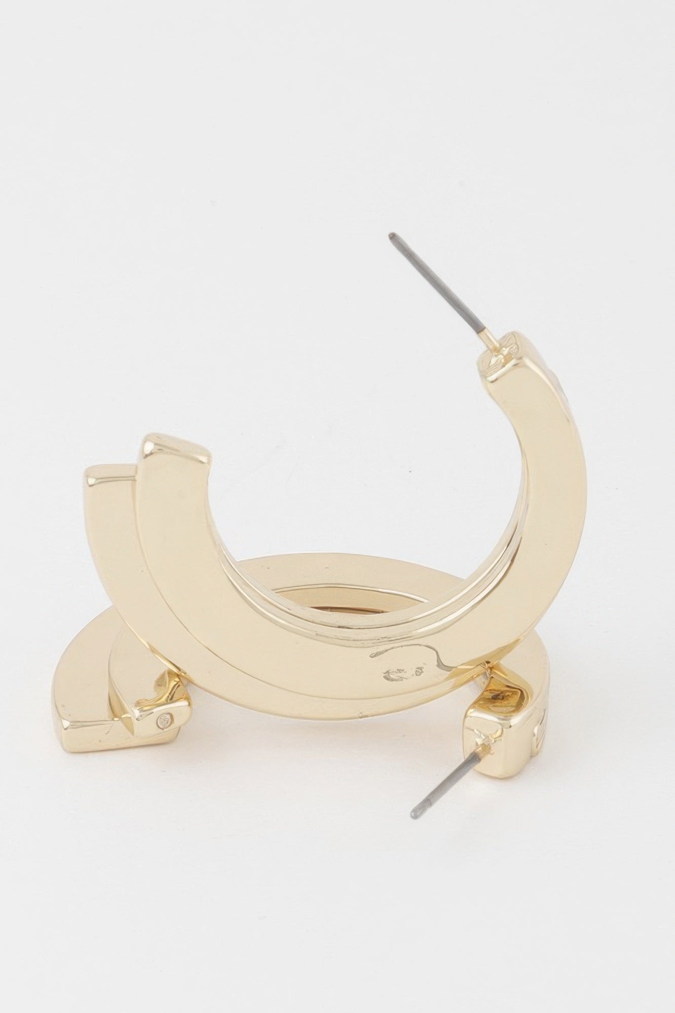 Double Flayed Hoop Earrings