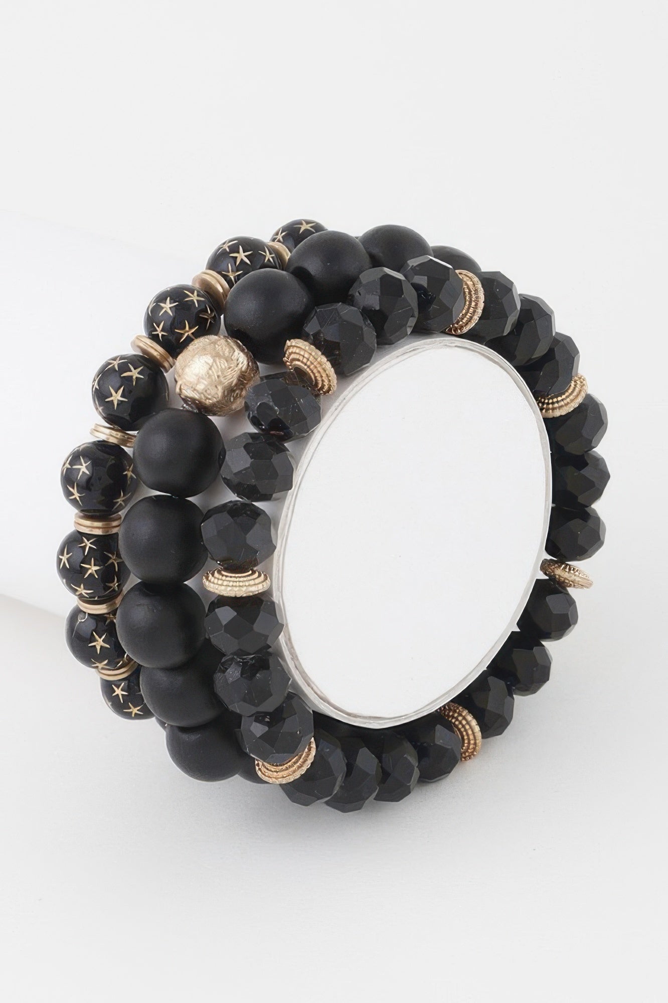 Triple Star Beaded Bracelet