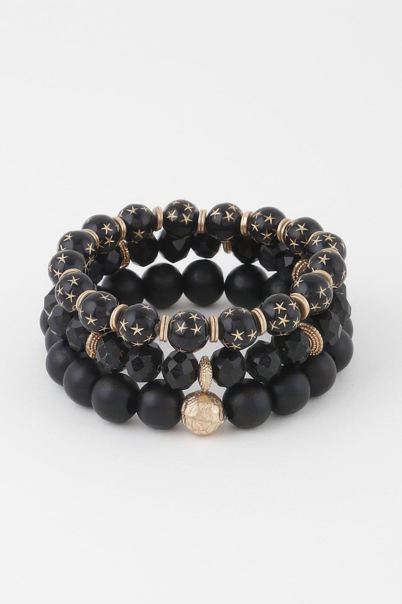 Triple Star Beaded Bracelet