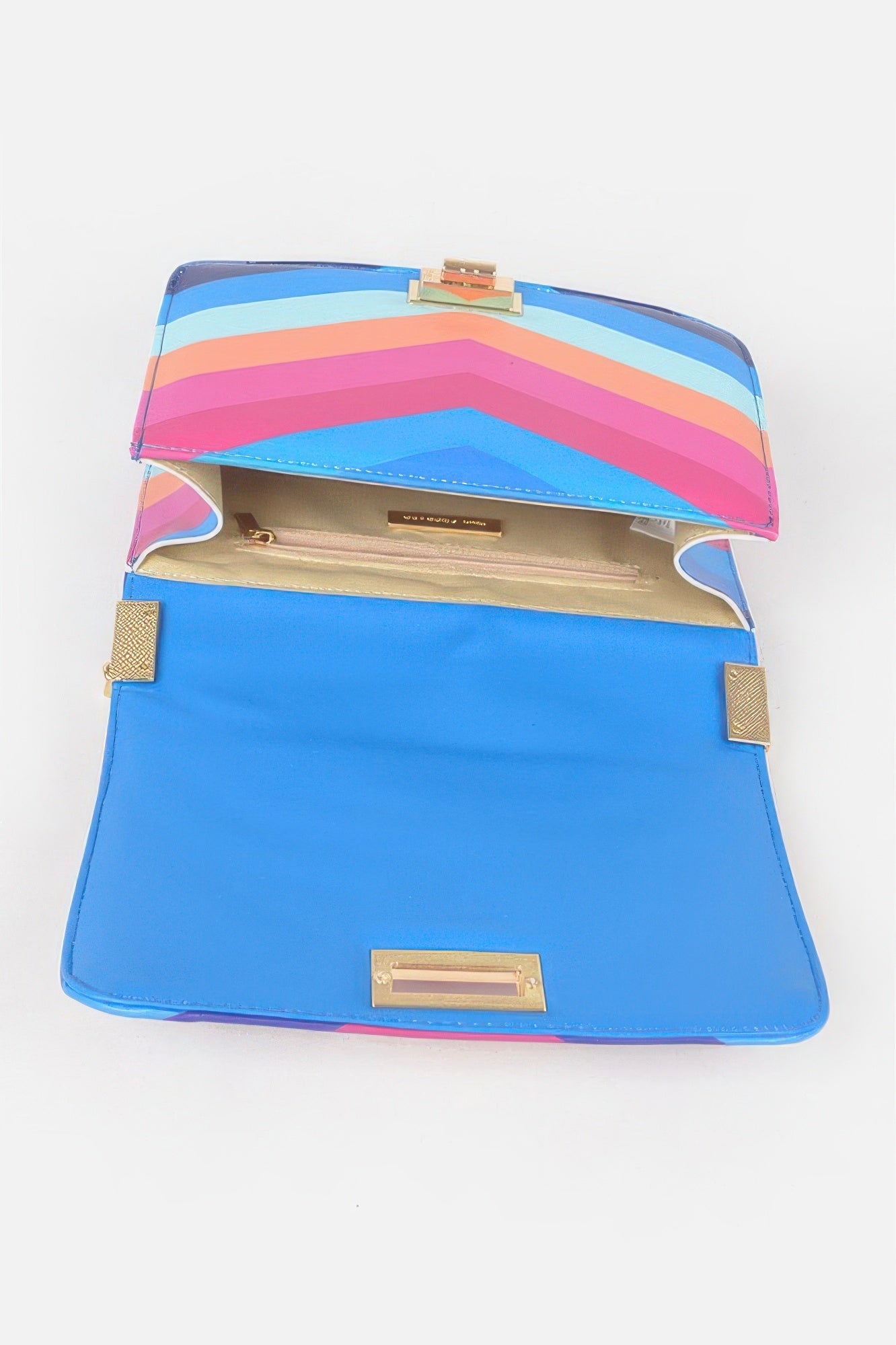Multi Color Flap Chain Shoulder Bag