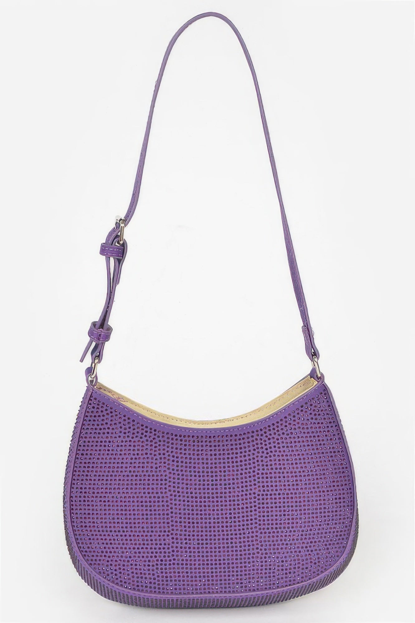 Elegant Hot Fix Shoulder Bag - Women's Accessory