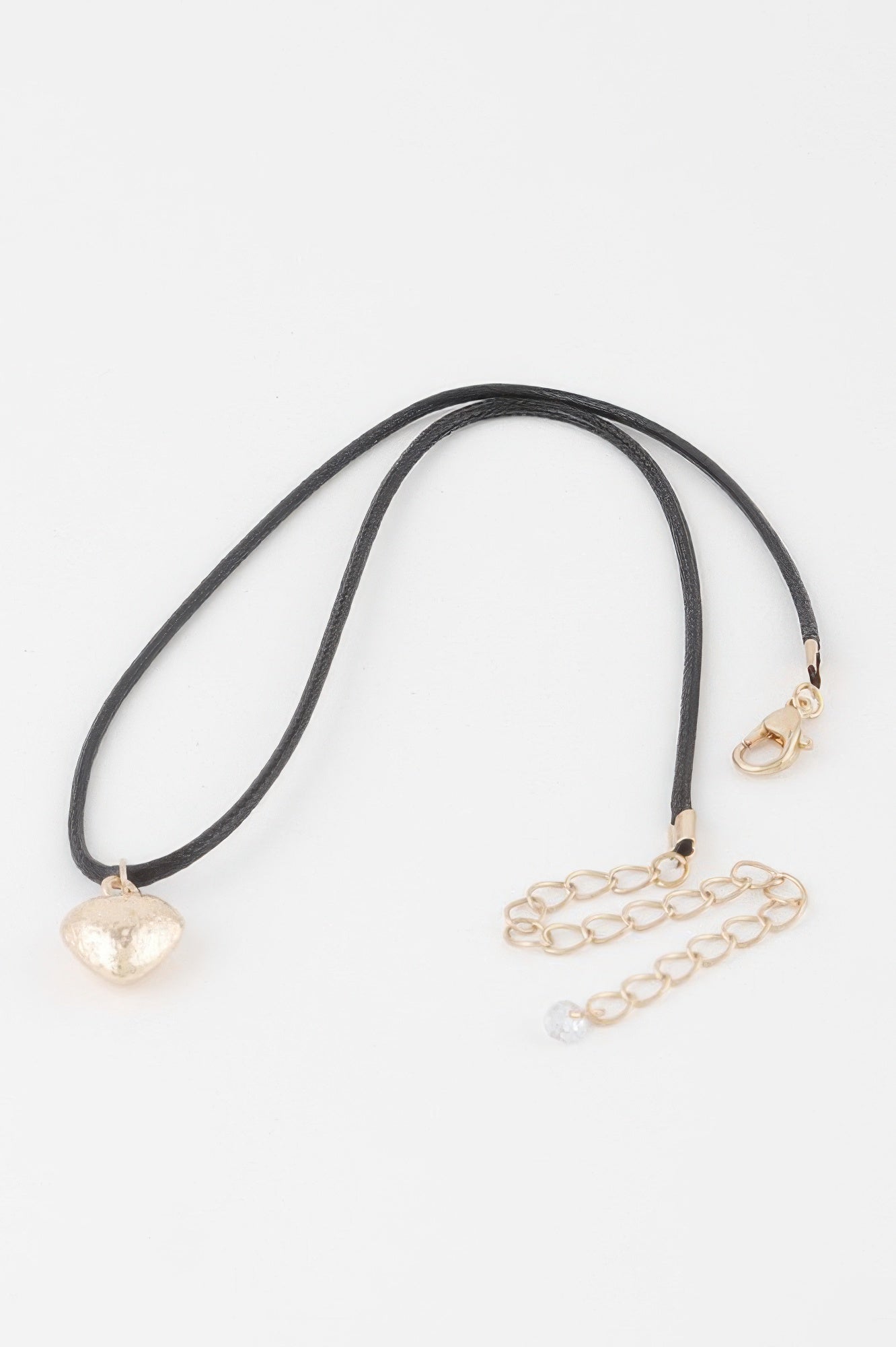 Braided Heart Pendant Necklace