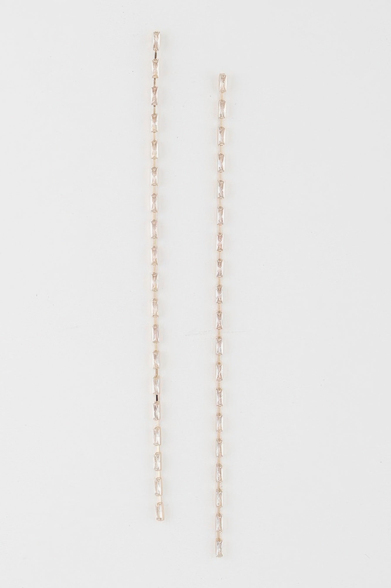 Crystal Bar Drop Earrings