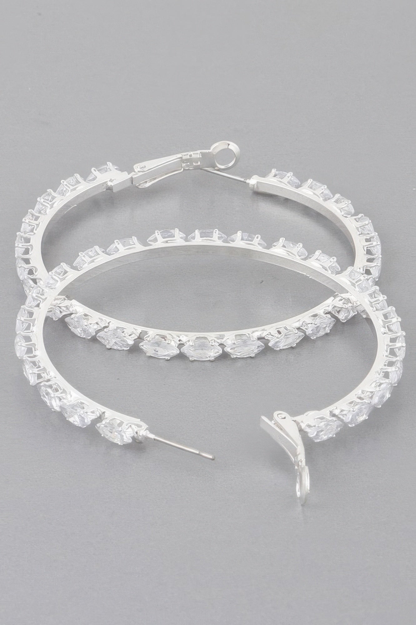 Petite Jeweled Hoop Earrings