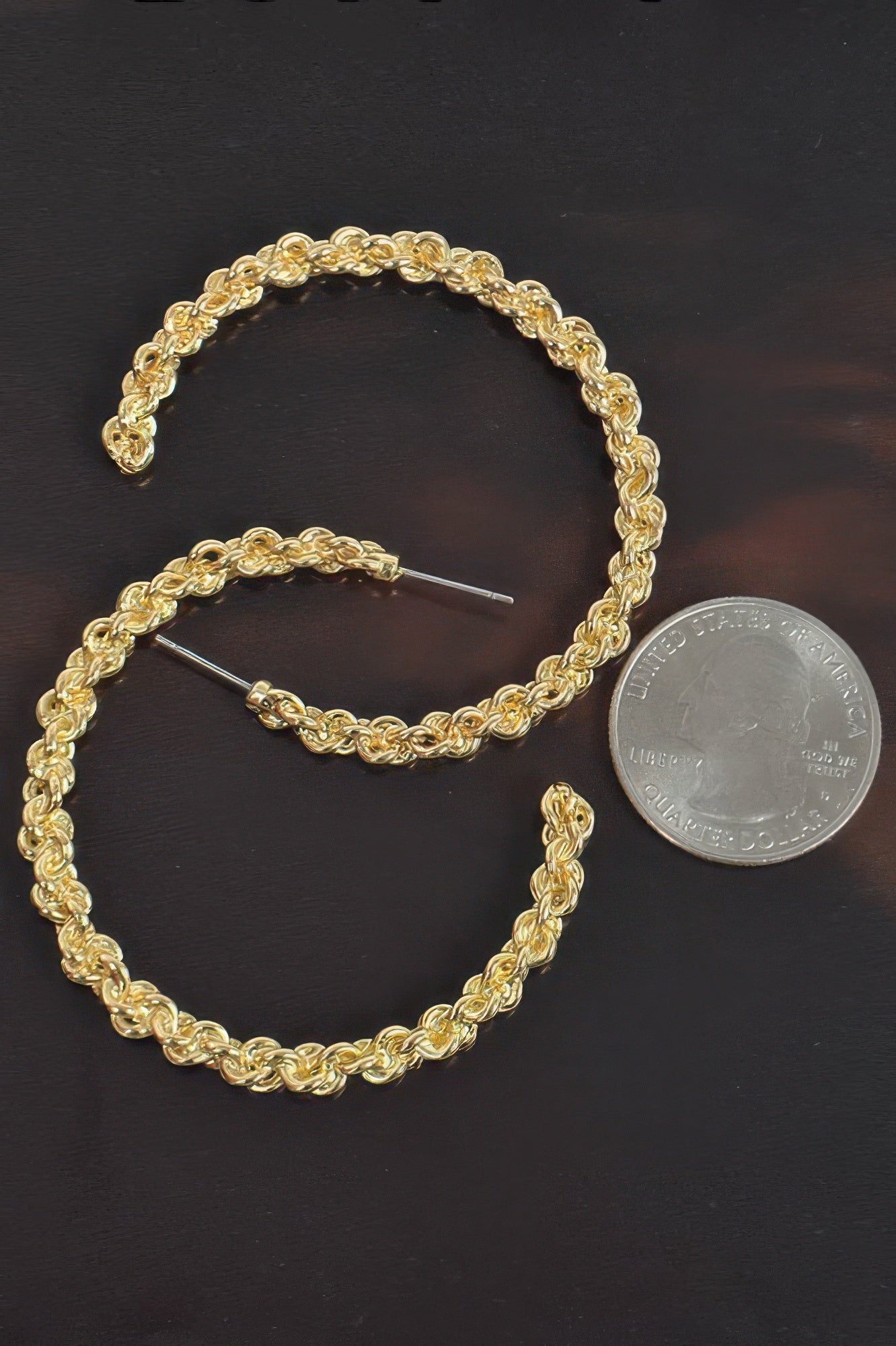 Chain Hoop Earrings