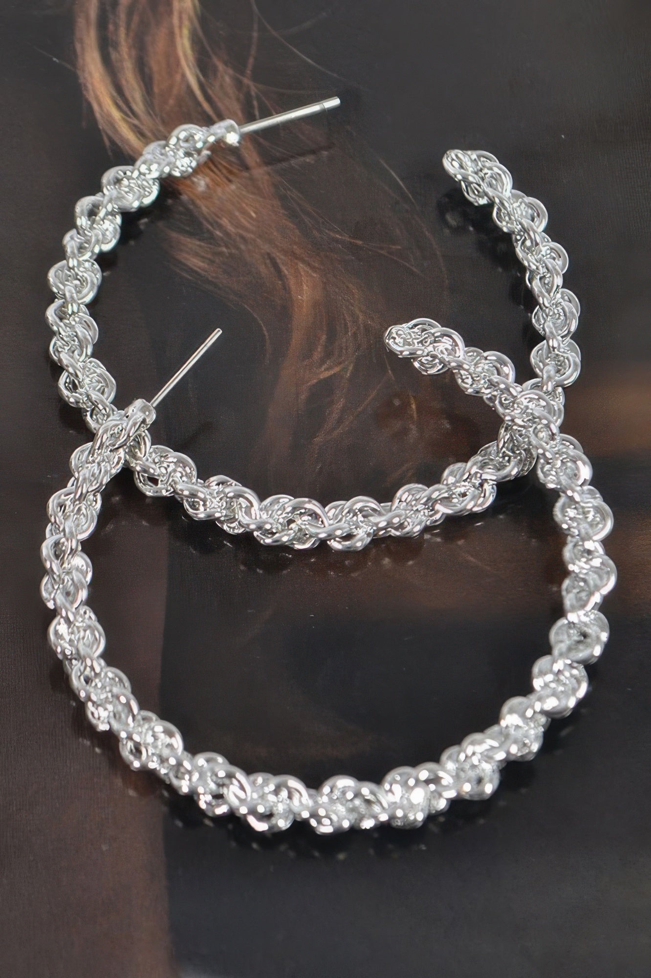 Chain Hoop Earrings