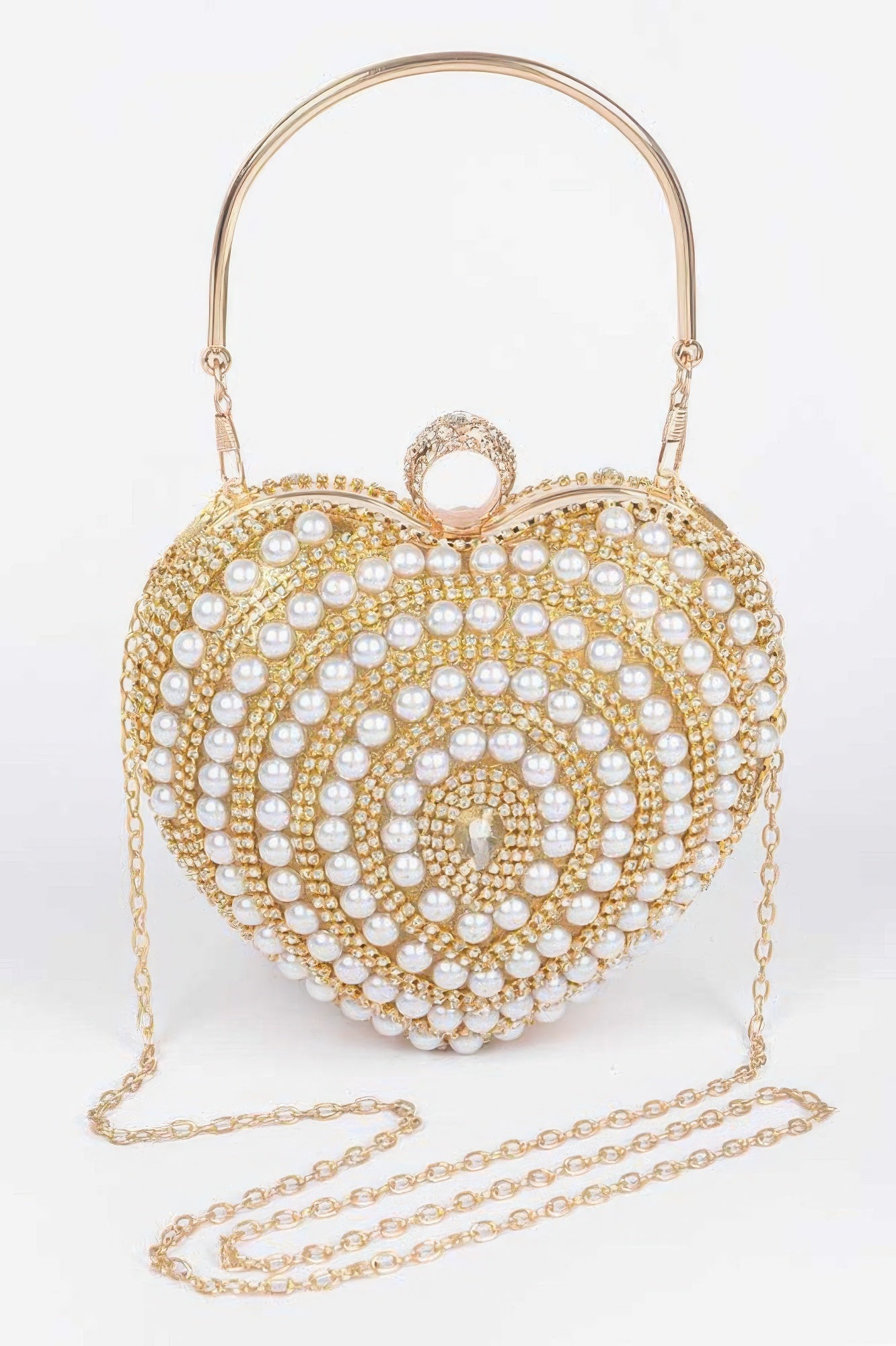 Heart Shape Party Clutch