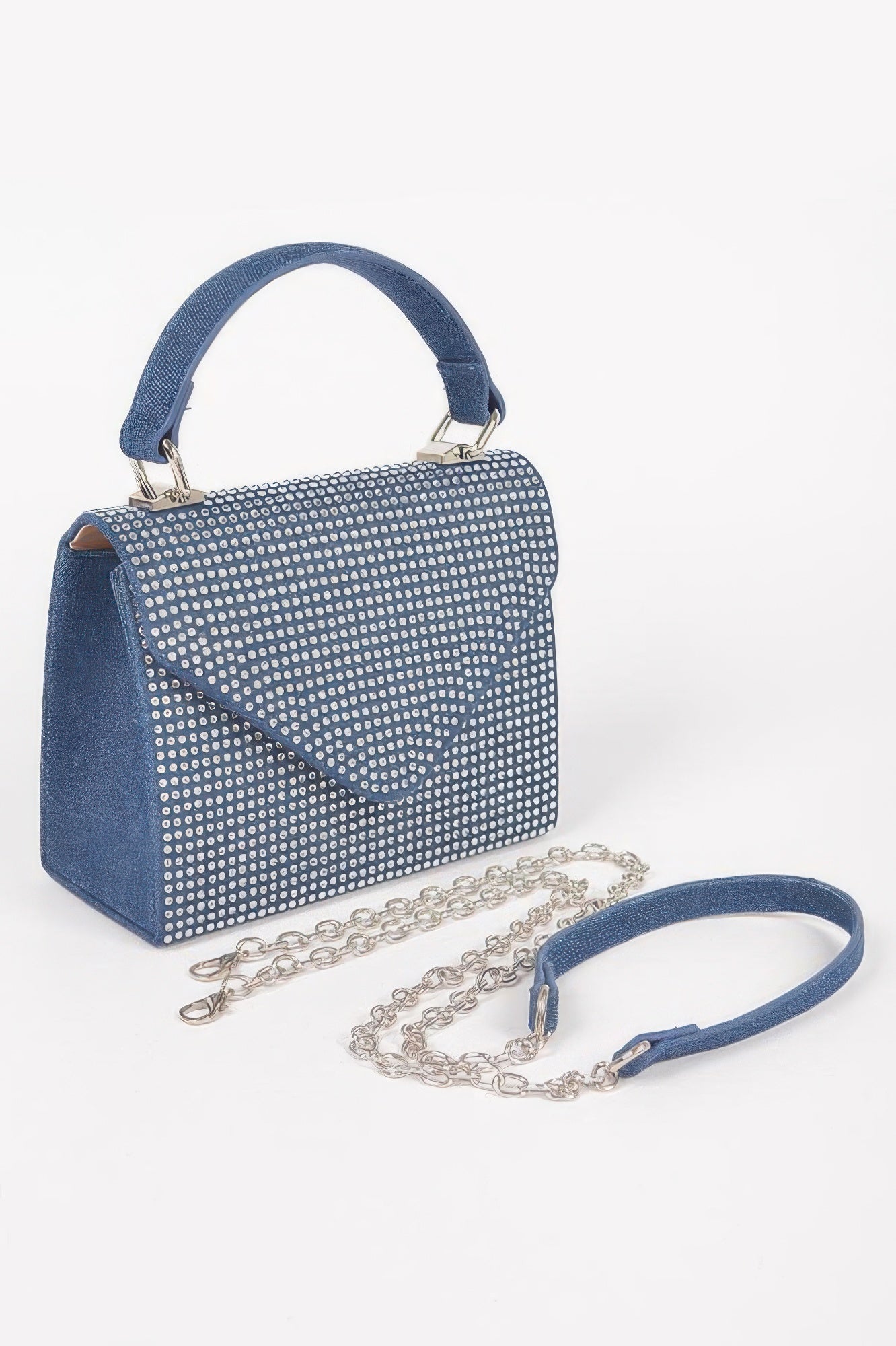 Hot Fix Stone Top Handle Bag
