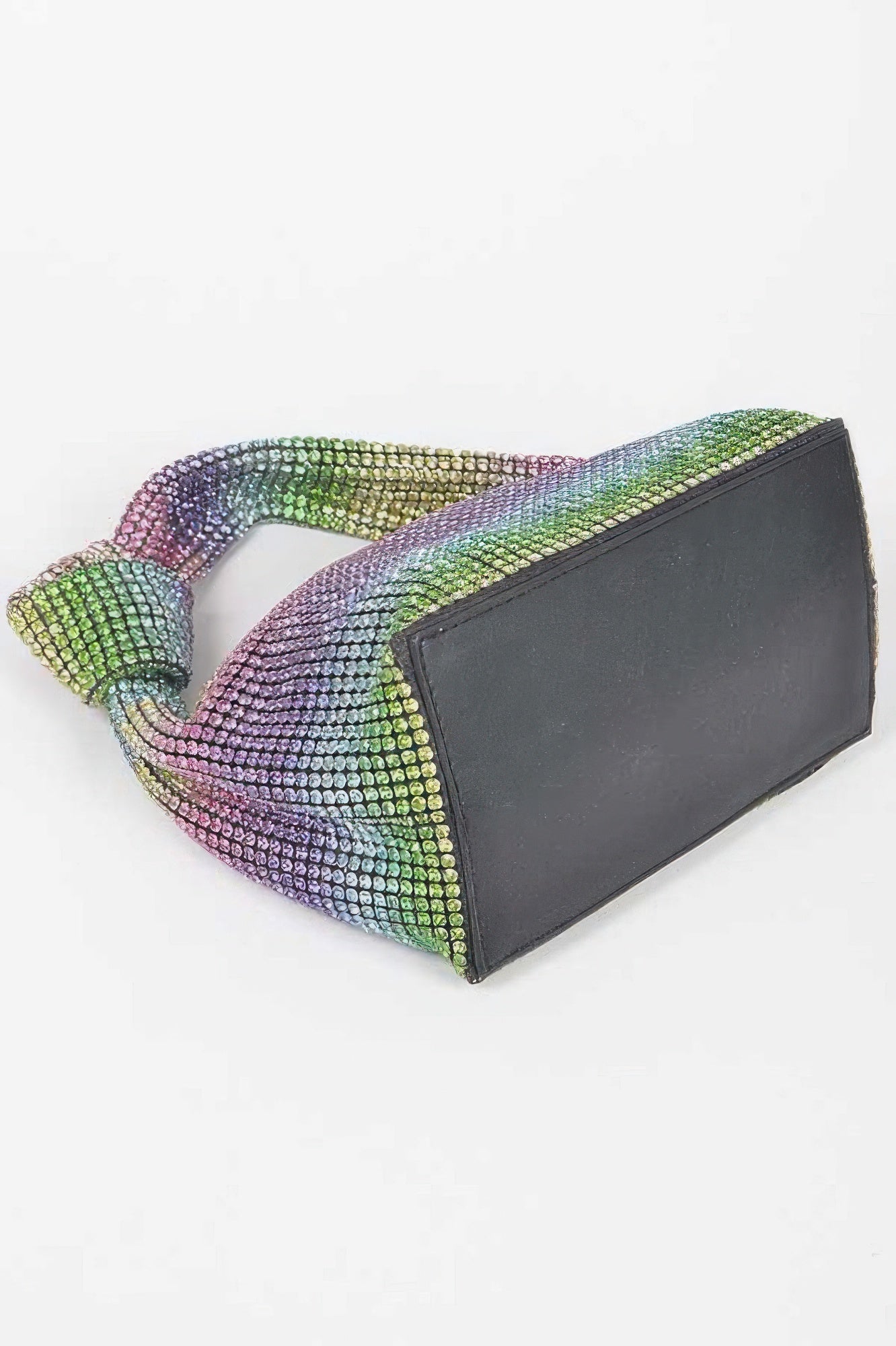 Rhinestone Shoulder Zip Bag