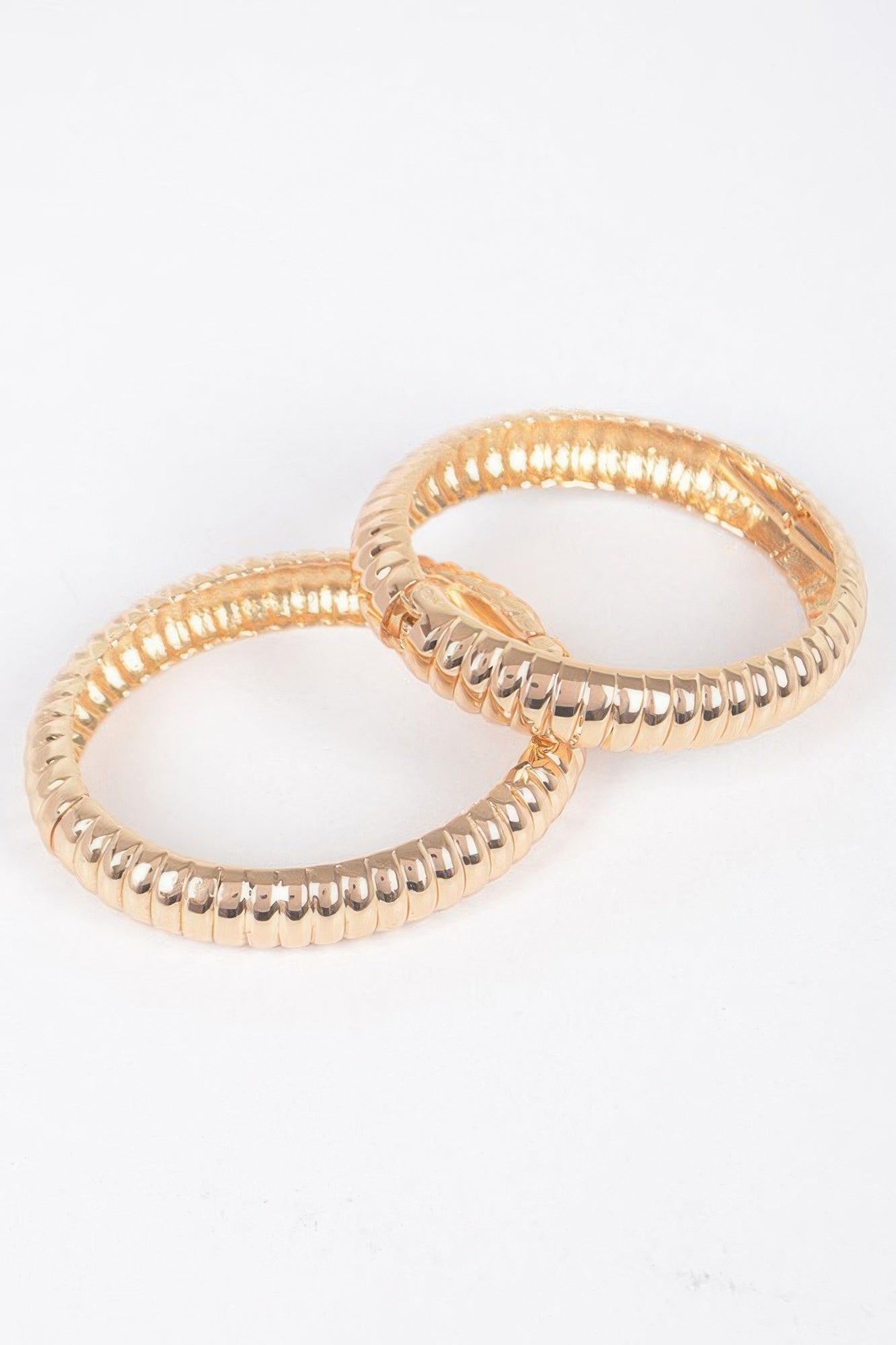 Two Pieces Set Metal Bangle