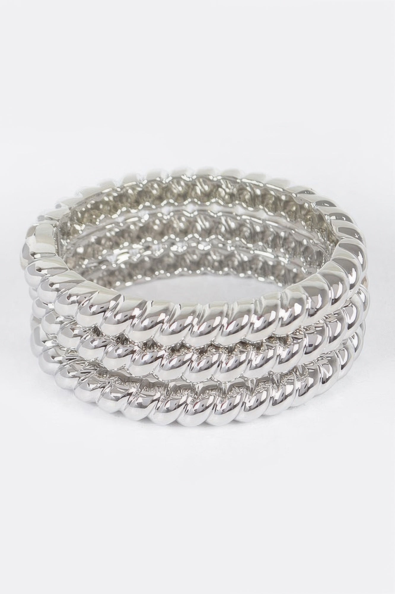 Three Pieces Set Metal Bangle