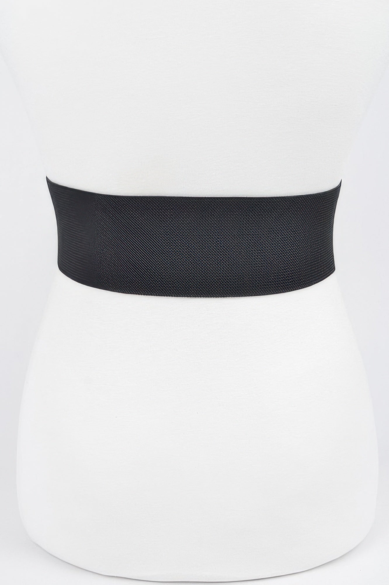 Metal Buckle Plus Size Elastic Belt