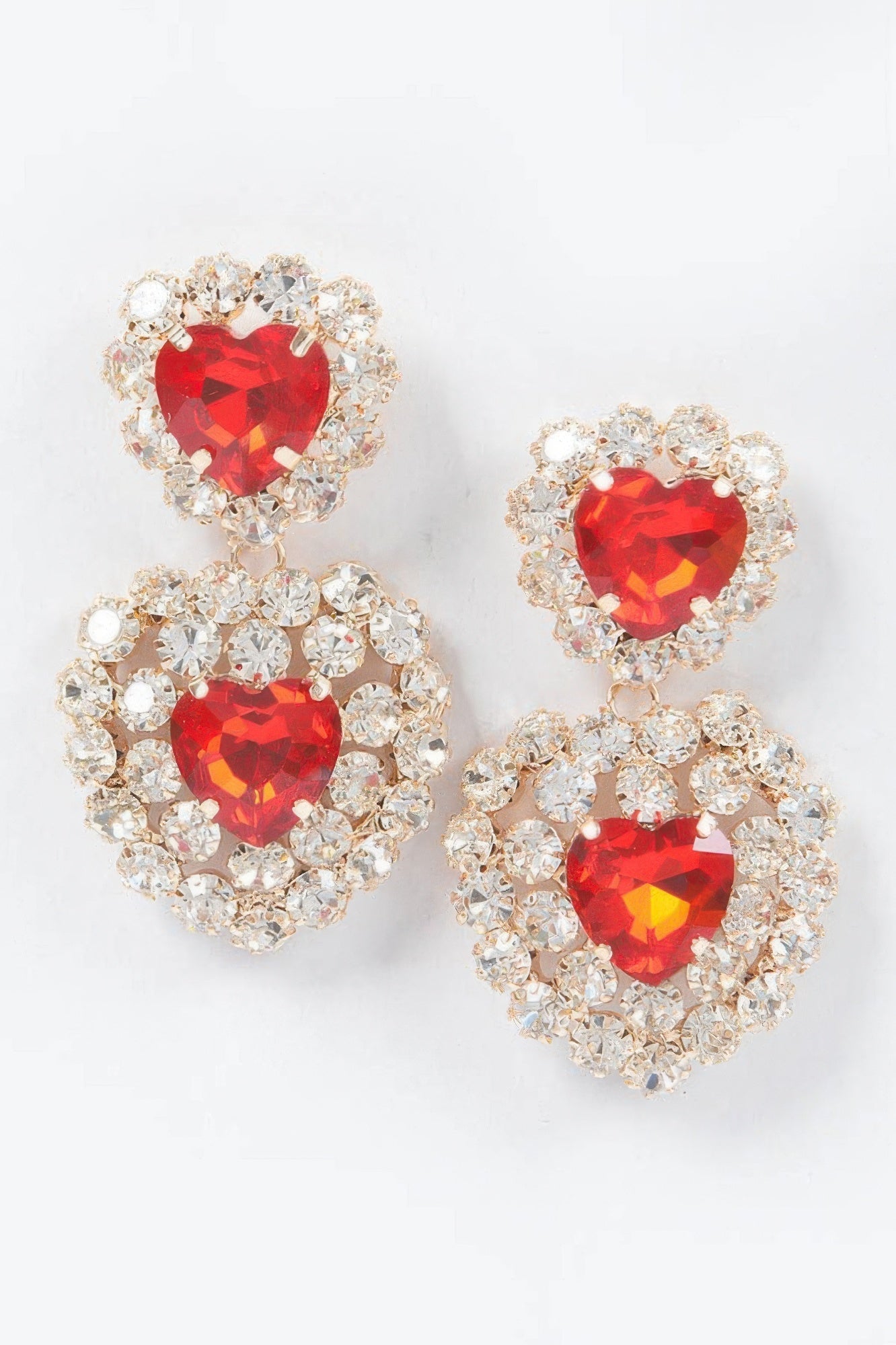 Heart Shape Stone Earring