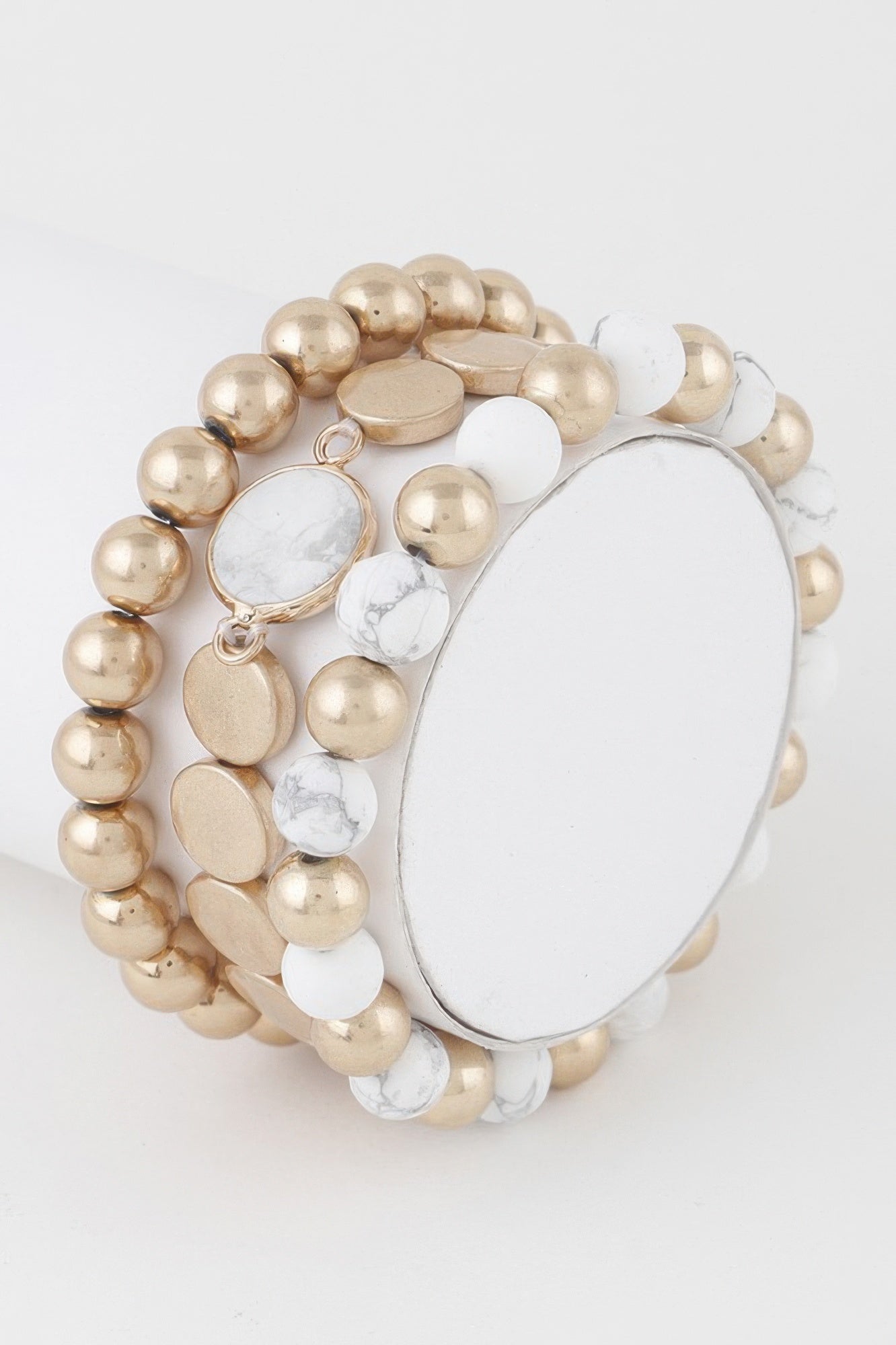 Multi Stone Beaded Bracelet