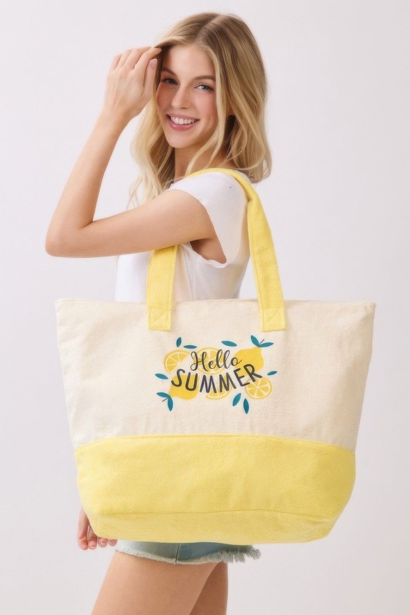 Hello Summer Terry Tote