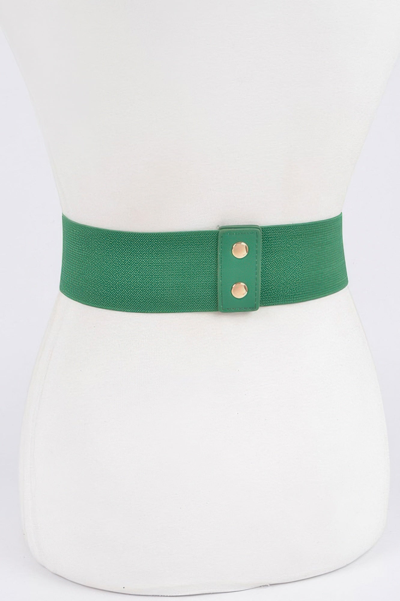 Rhinestone Link Plus Size Elastic Belt