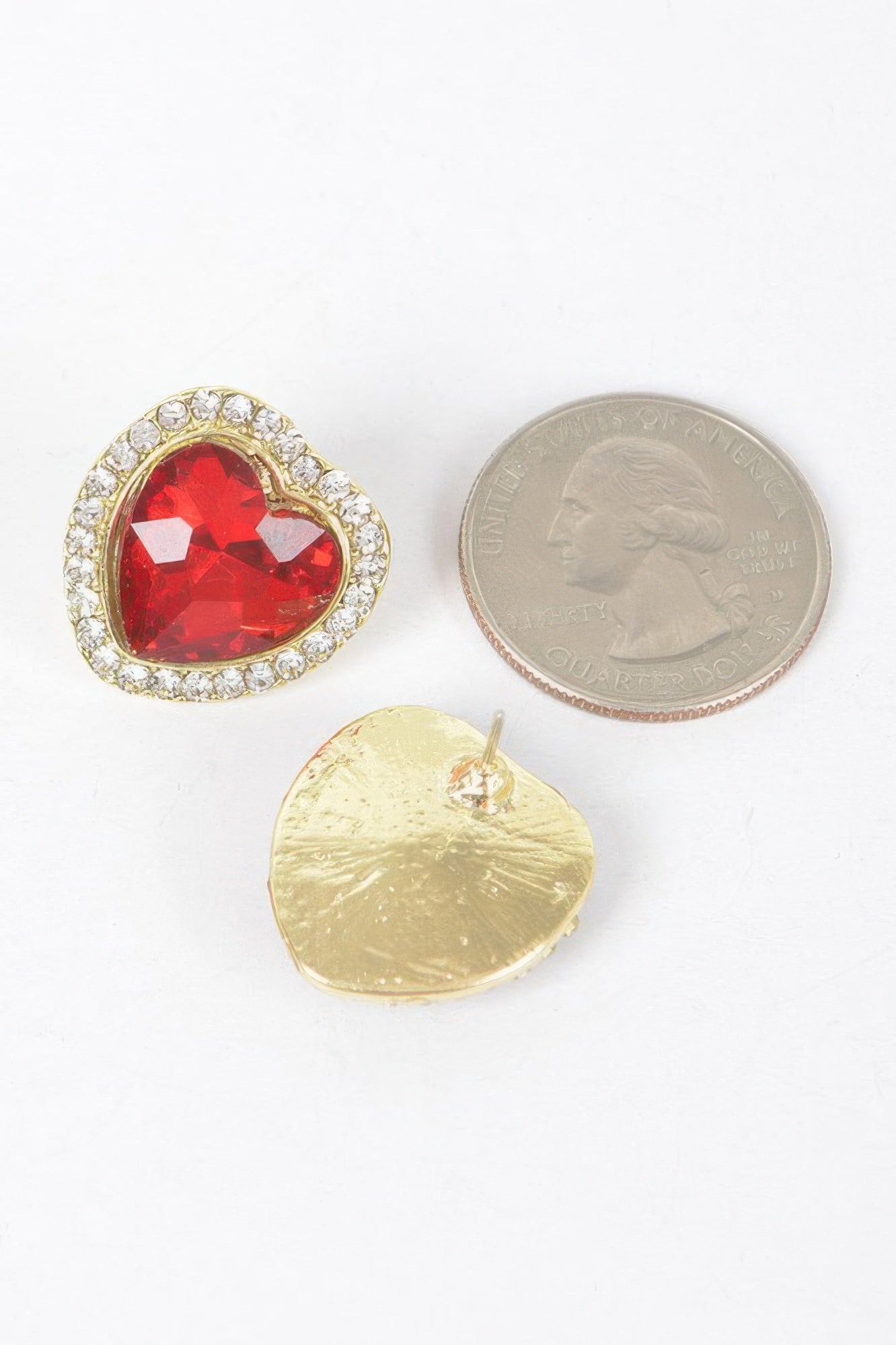 Heart Shape Stone Earring