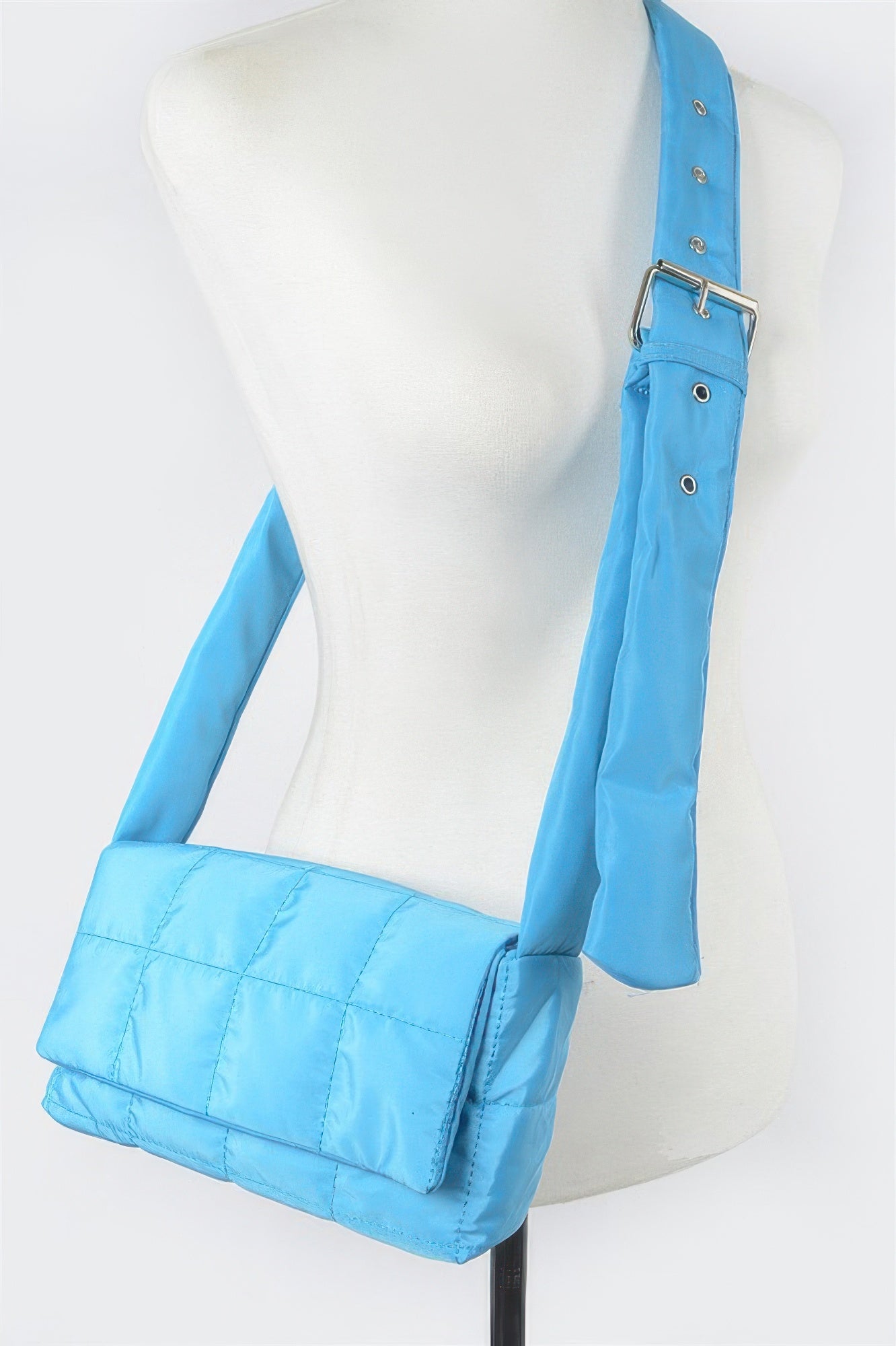Nylon Padded Crossbody Bag