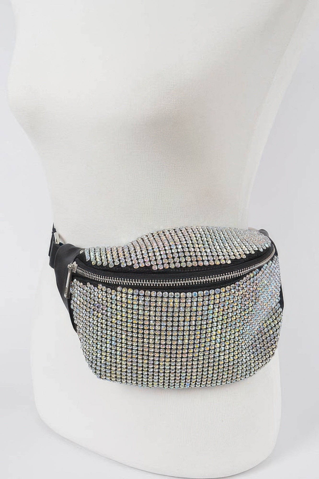 Rhinestone Mesh Fanny Pack