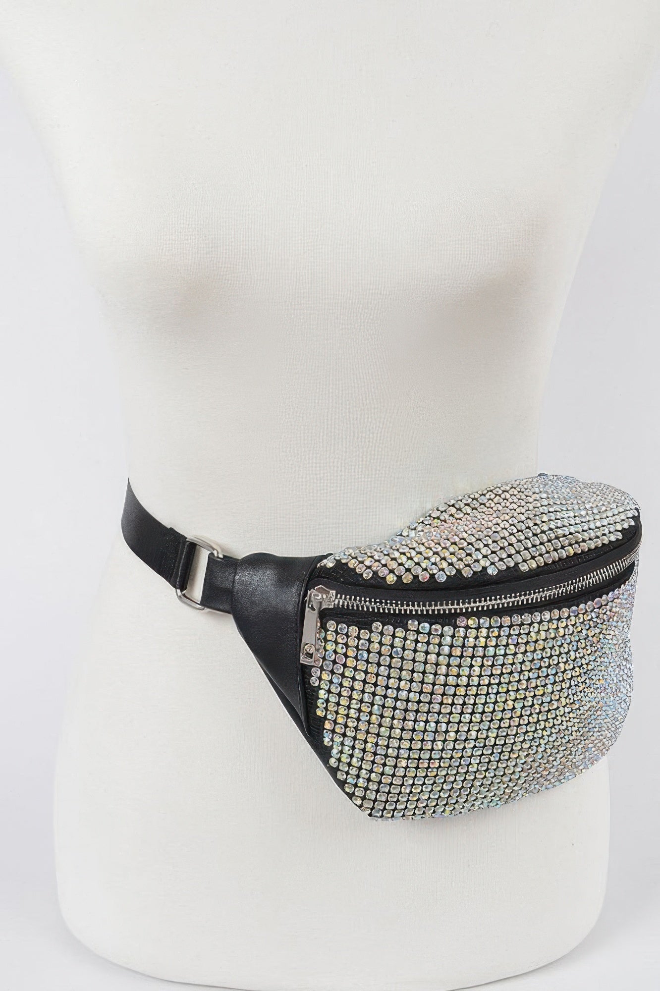 Rhinestone Mesh Fanny Pack
