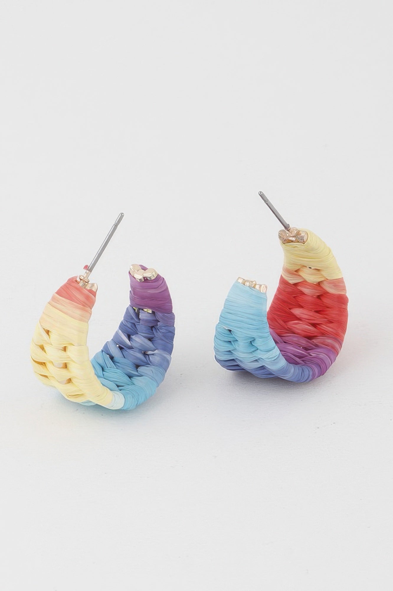 Triple Weaved Hoop Earrings