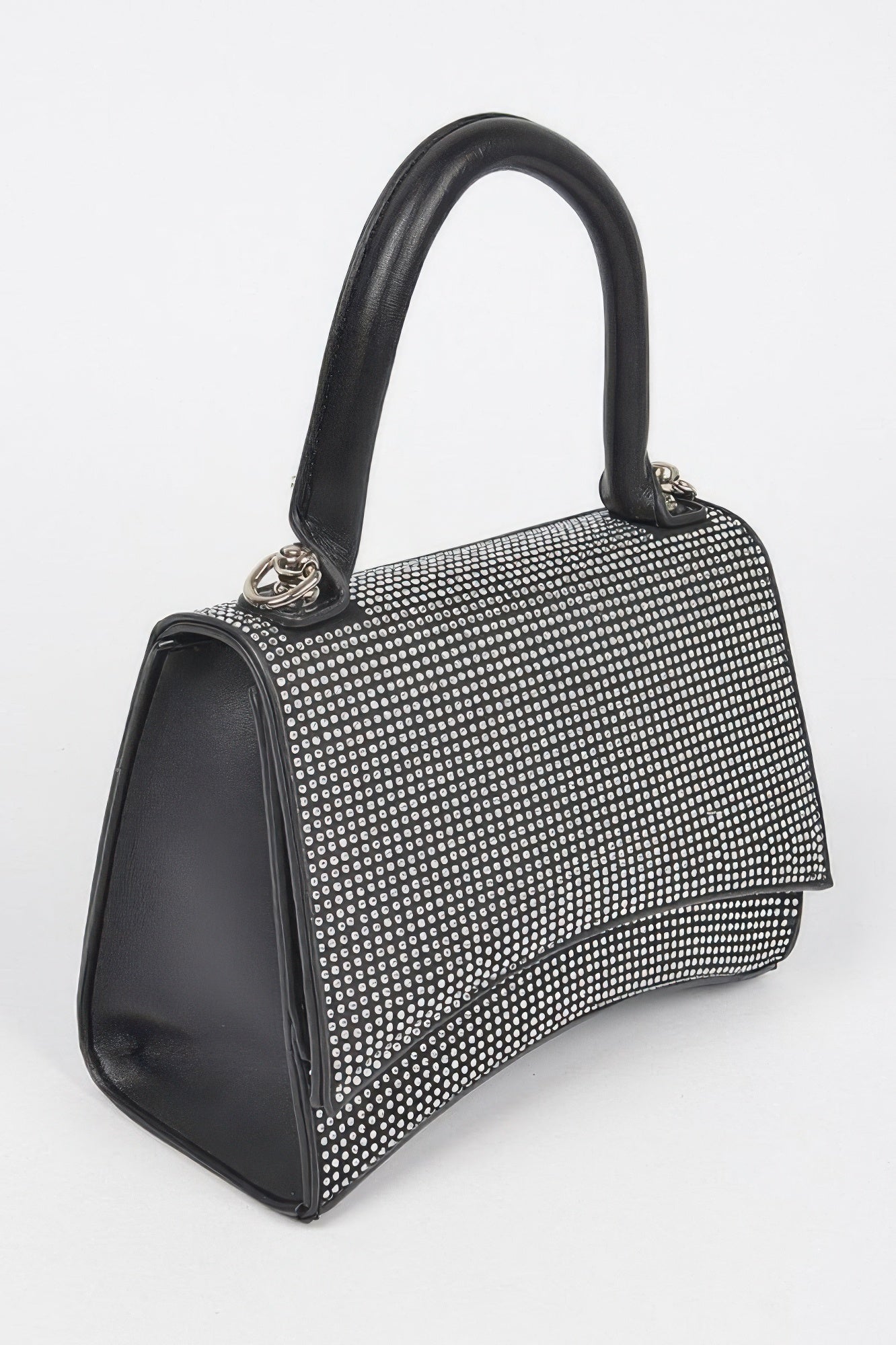 Rhinestone Top Handle Bag