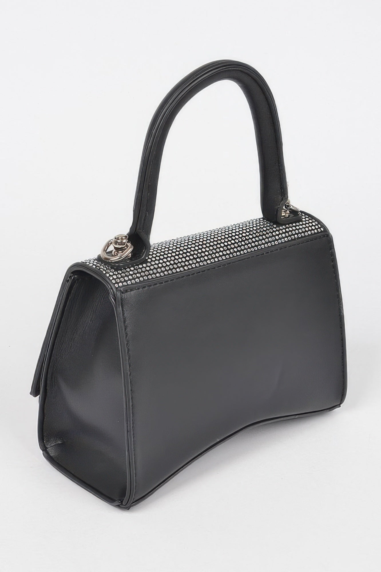 Rhinestone Top Handle Bag
