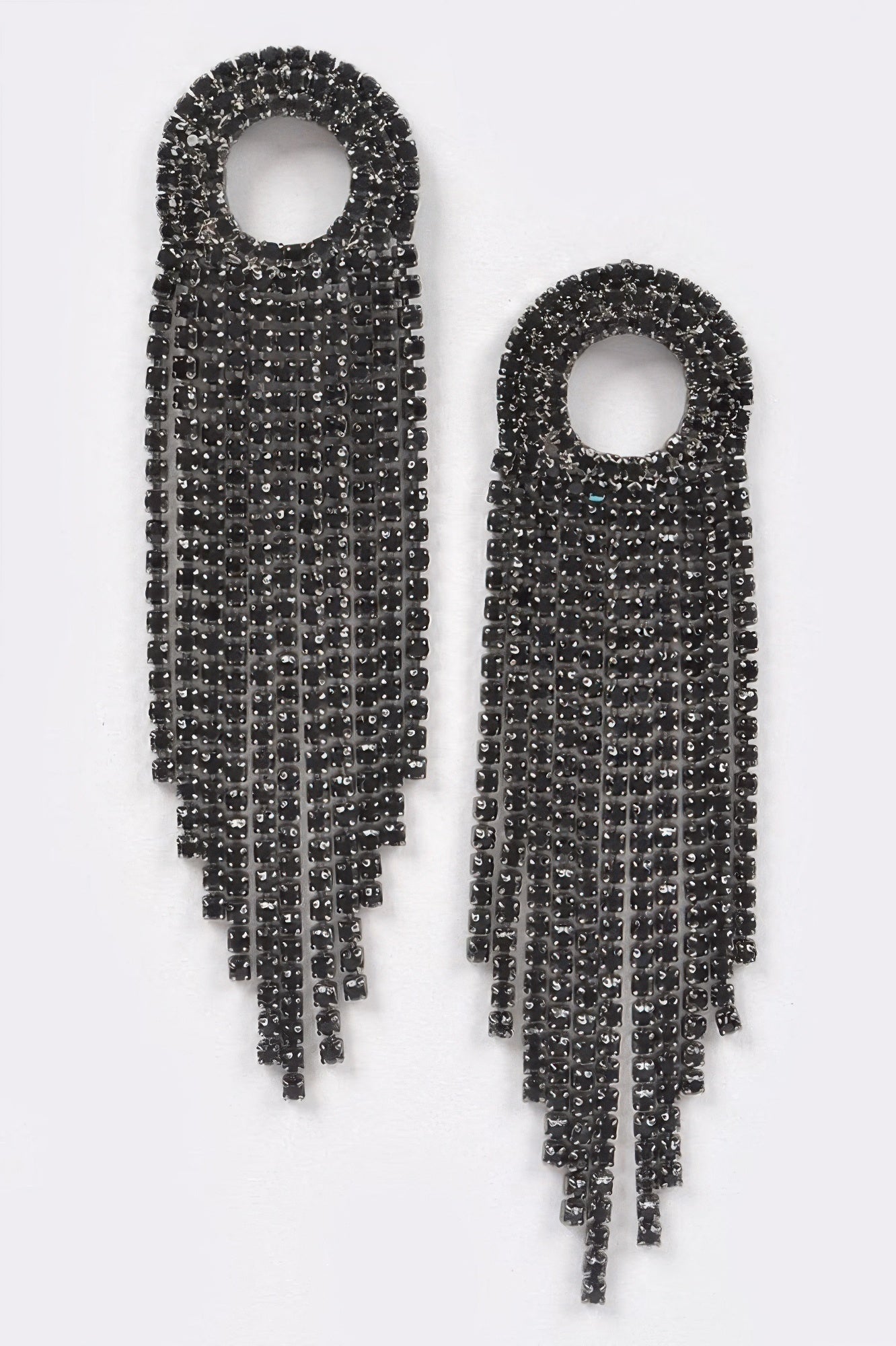 Rhinestone Fringe Earring