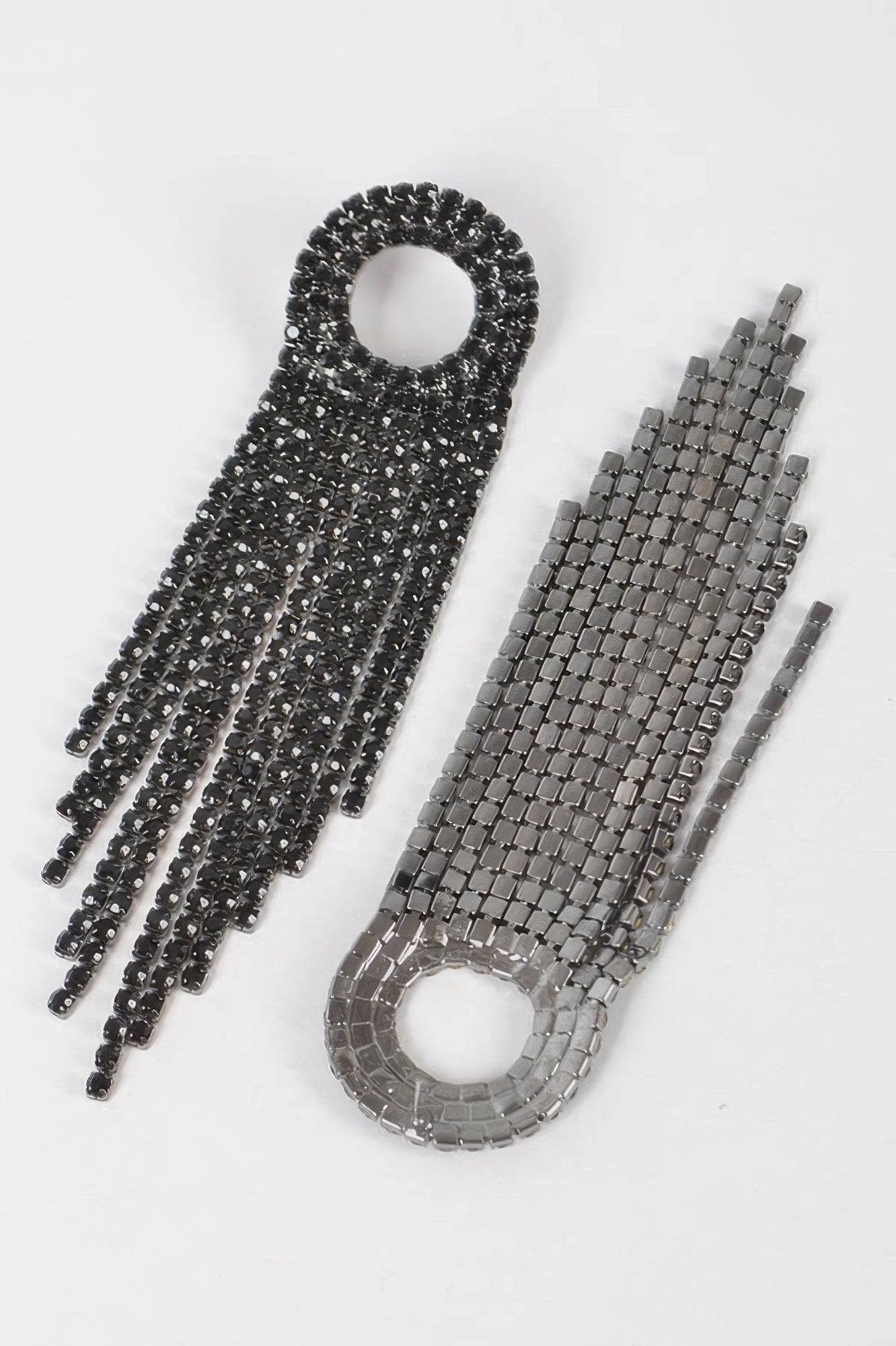 Rhinestone Fringe Earring