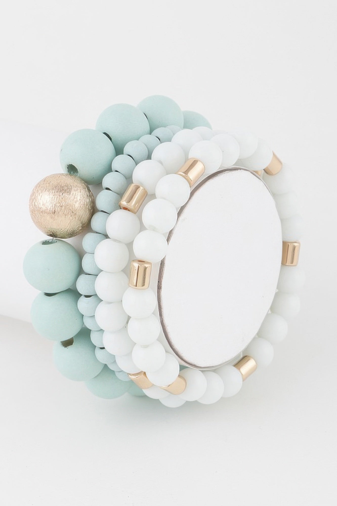 Multi Two Toned Beaded Bracelet