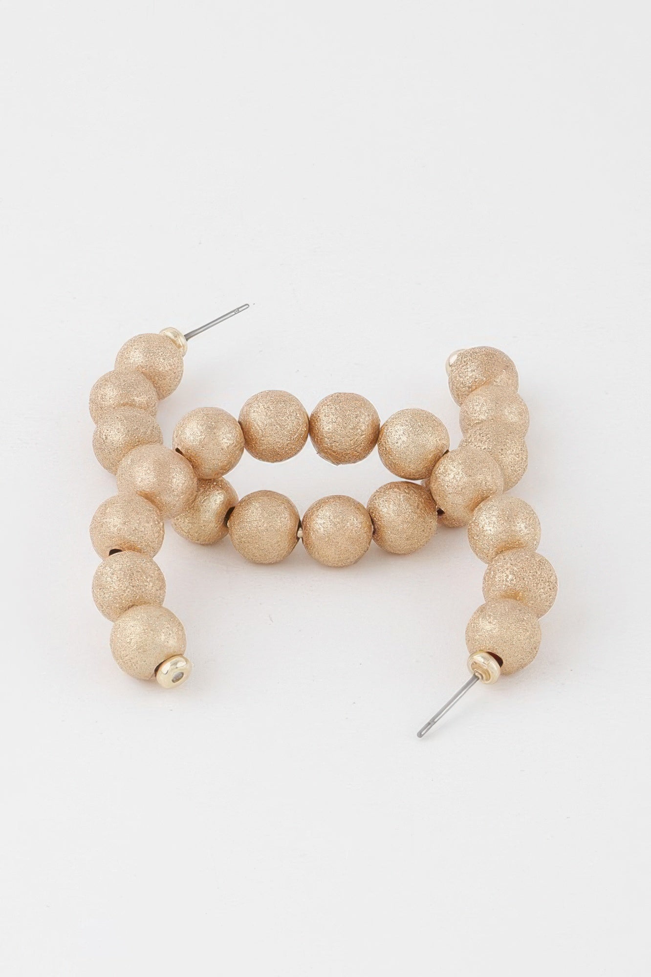 Multi Beaded Hoop Earrings