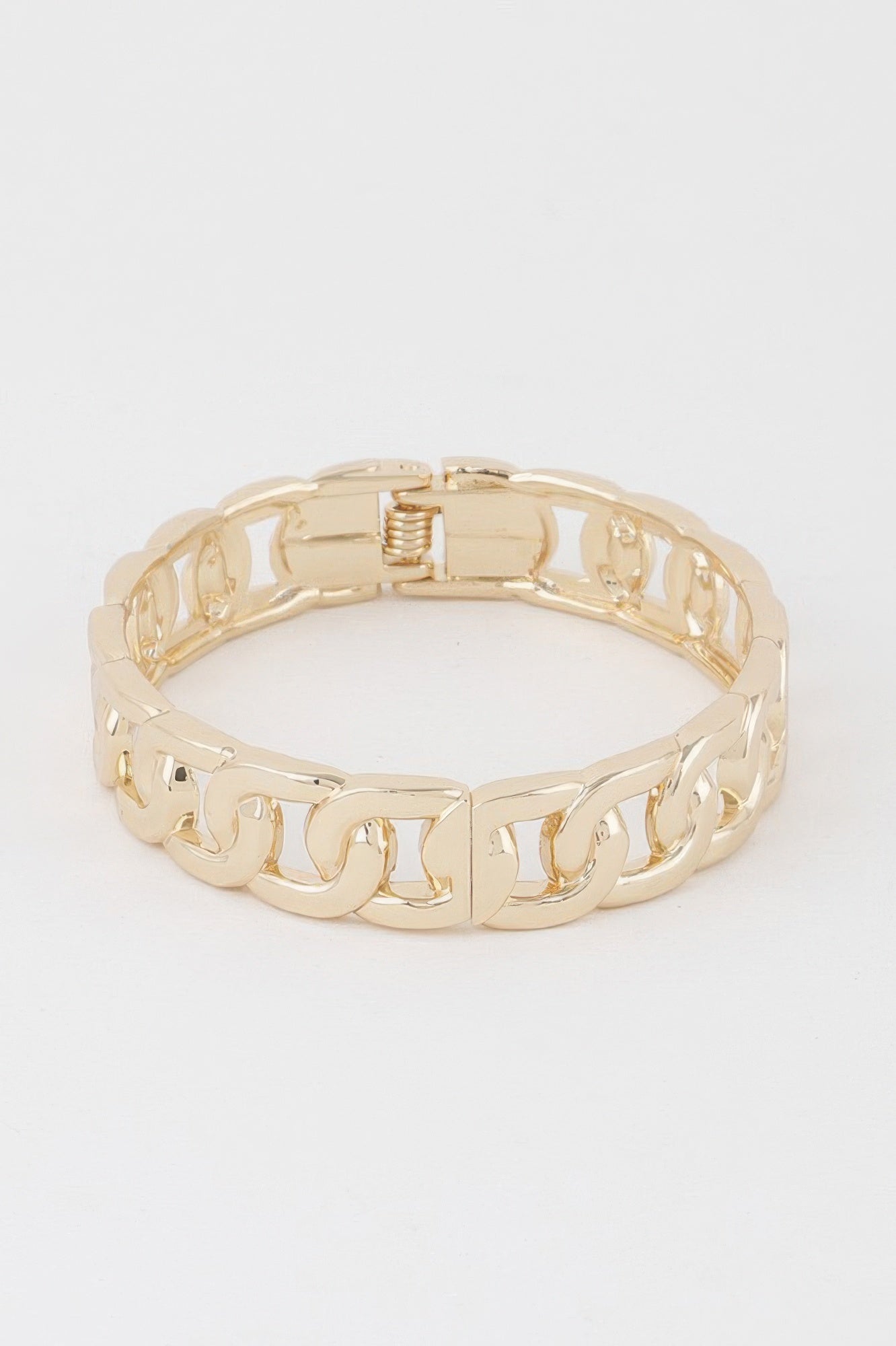 Curb Chain Cuff Bracelet