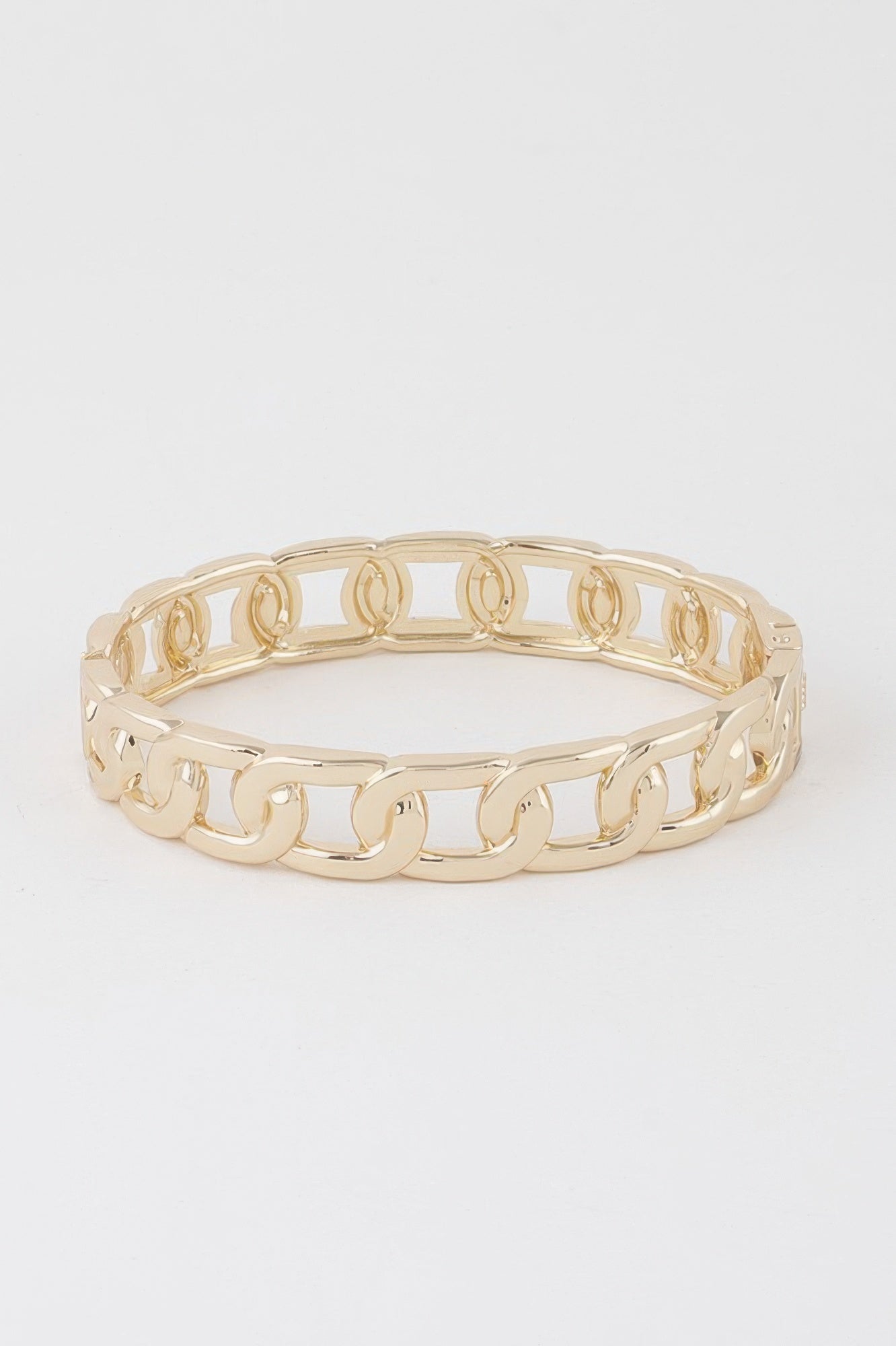 Curb Chain Cuff Bracelet