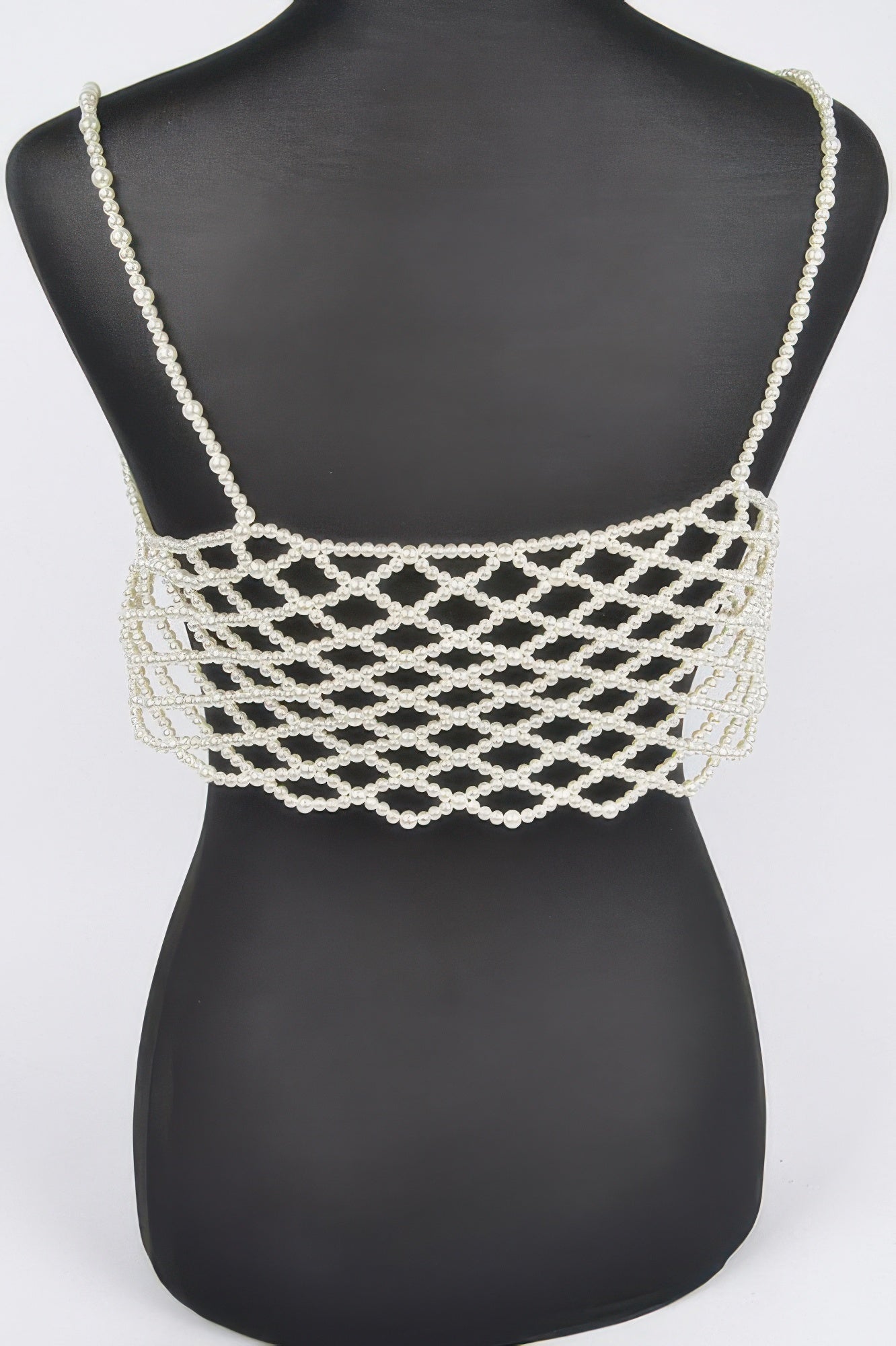 Faux Pearl Bralette