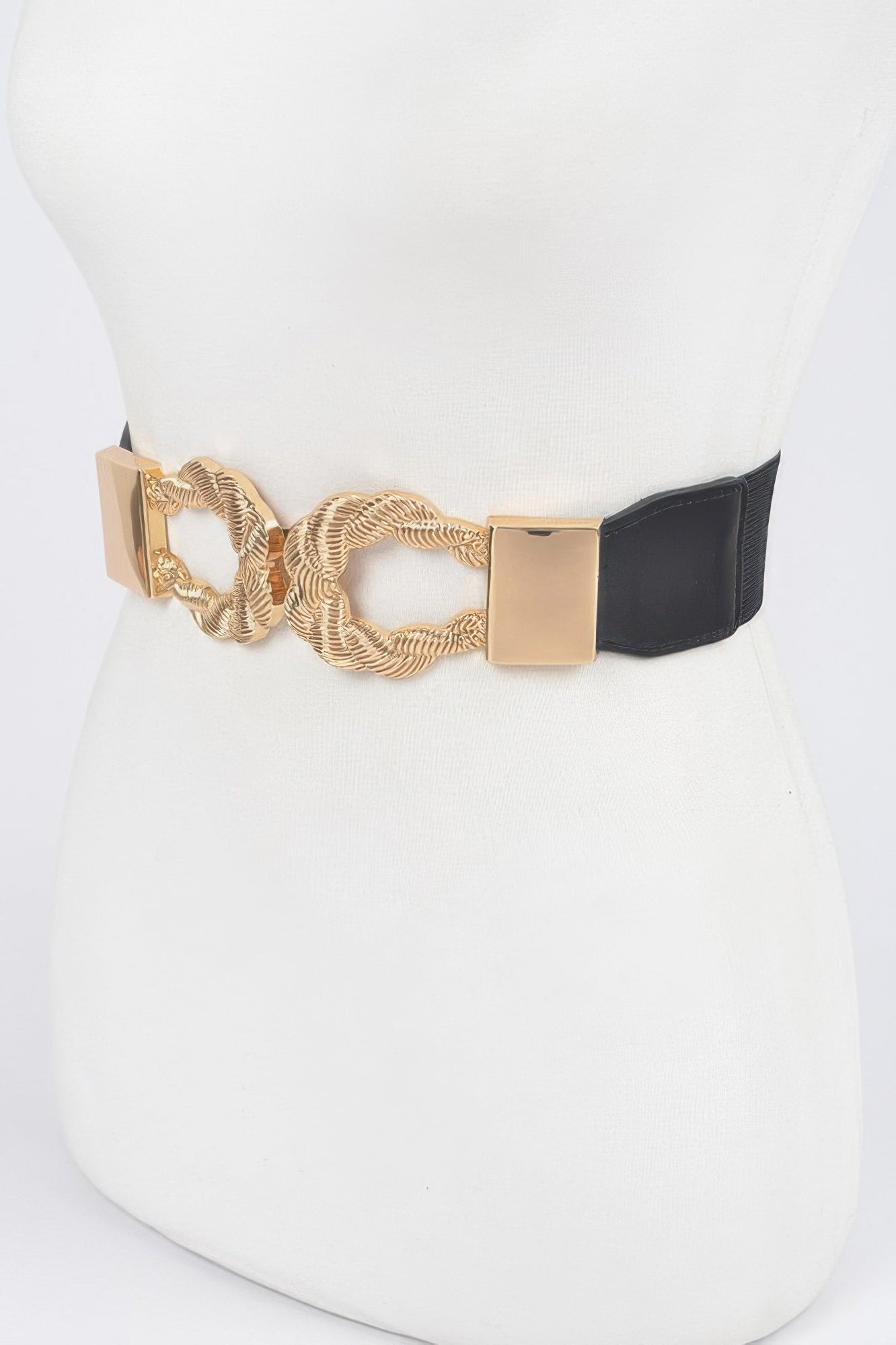 Twist Link Cuff Elastic Belt