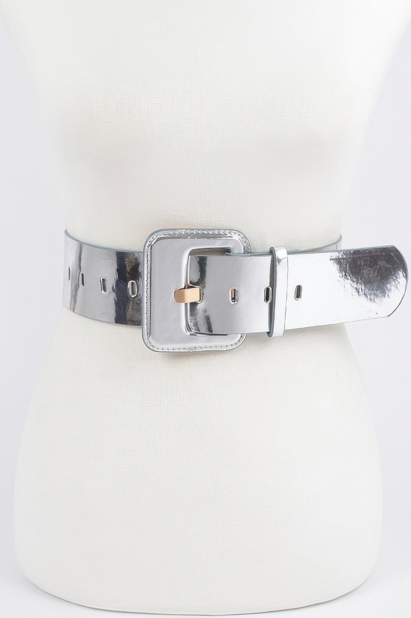 Wide Mirror Pu Belt