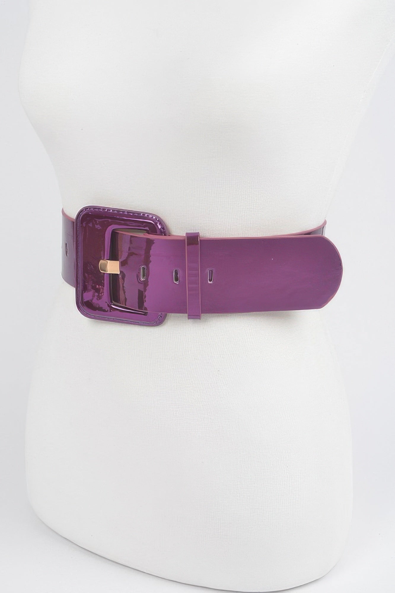 Wide Mirror Pu Belt