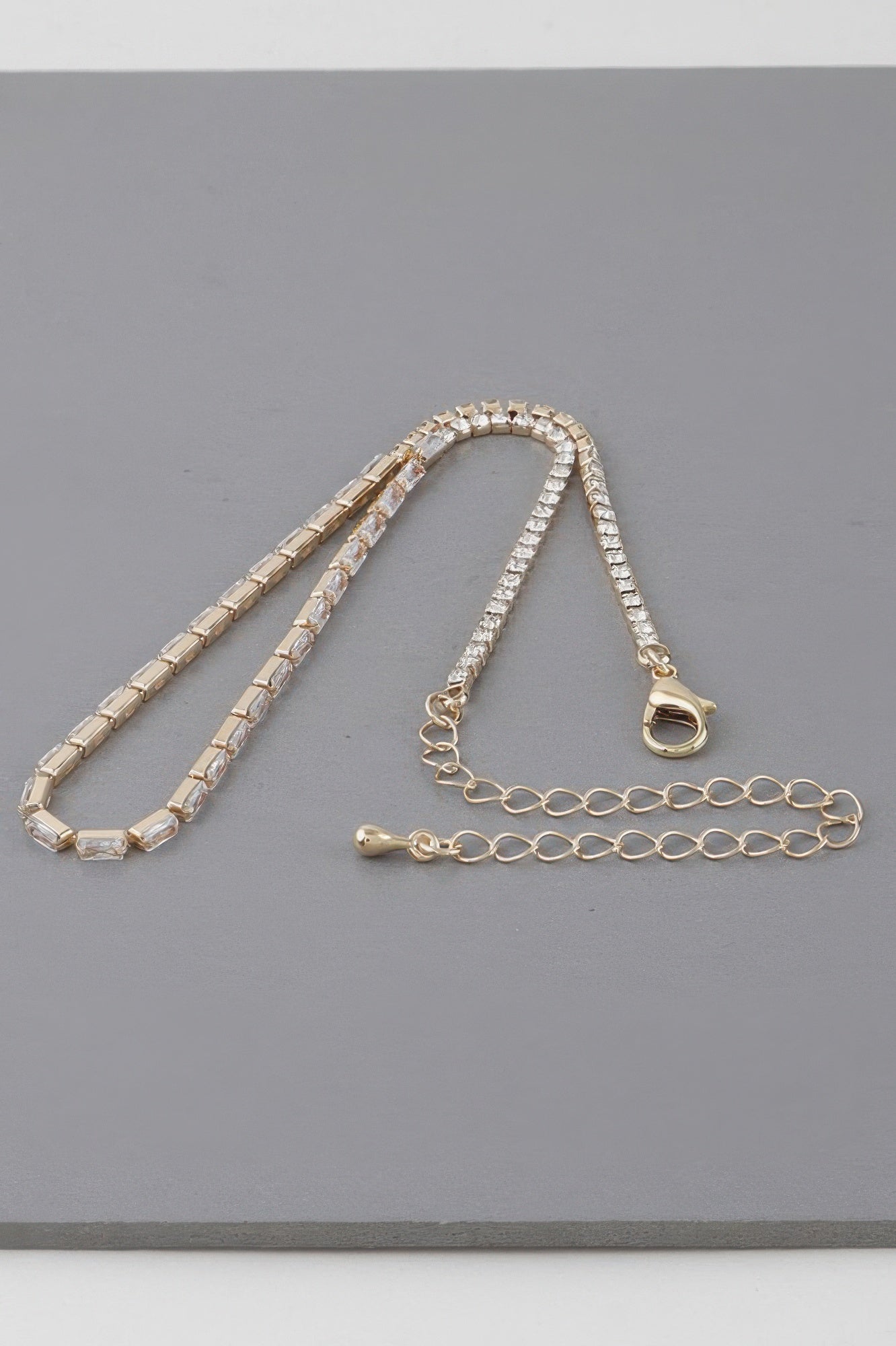Cubic Crystal Jewel Necklace