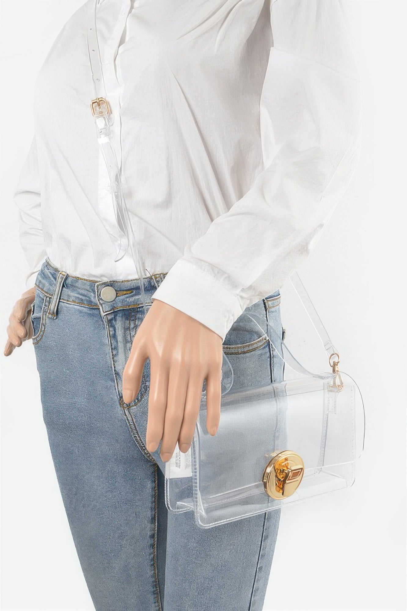 Transparent Top Handle Bag