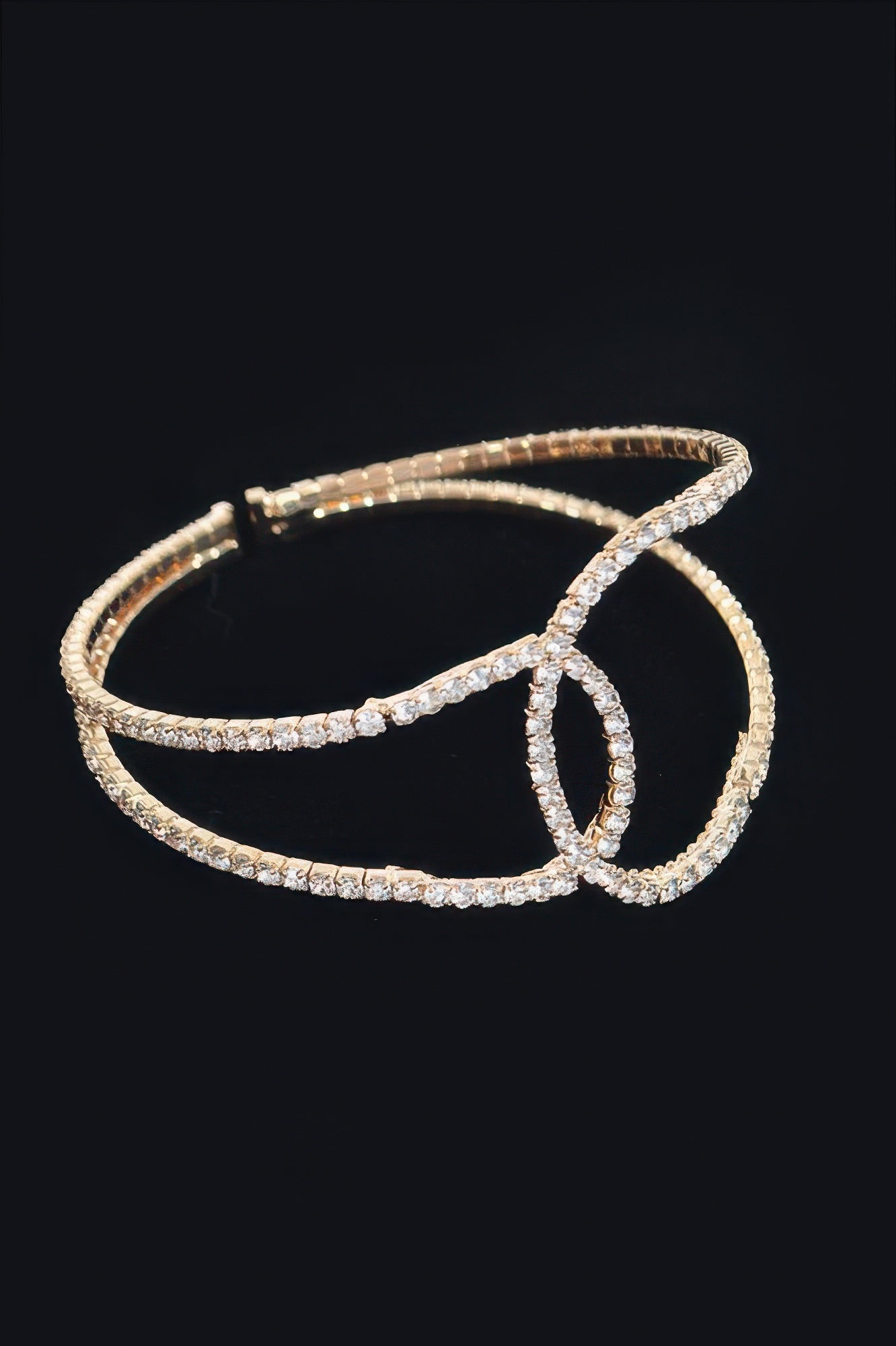 Rhinestone Cuff Bracelet