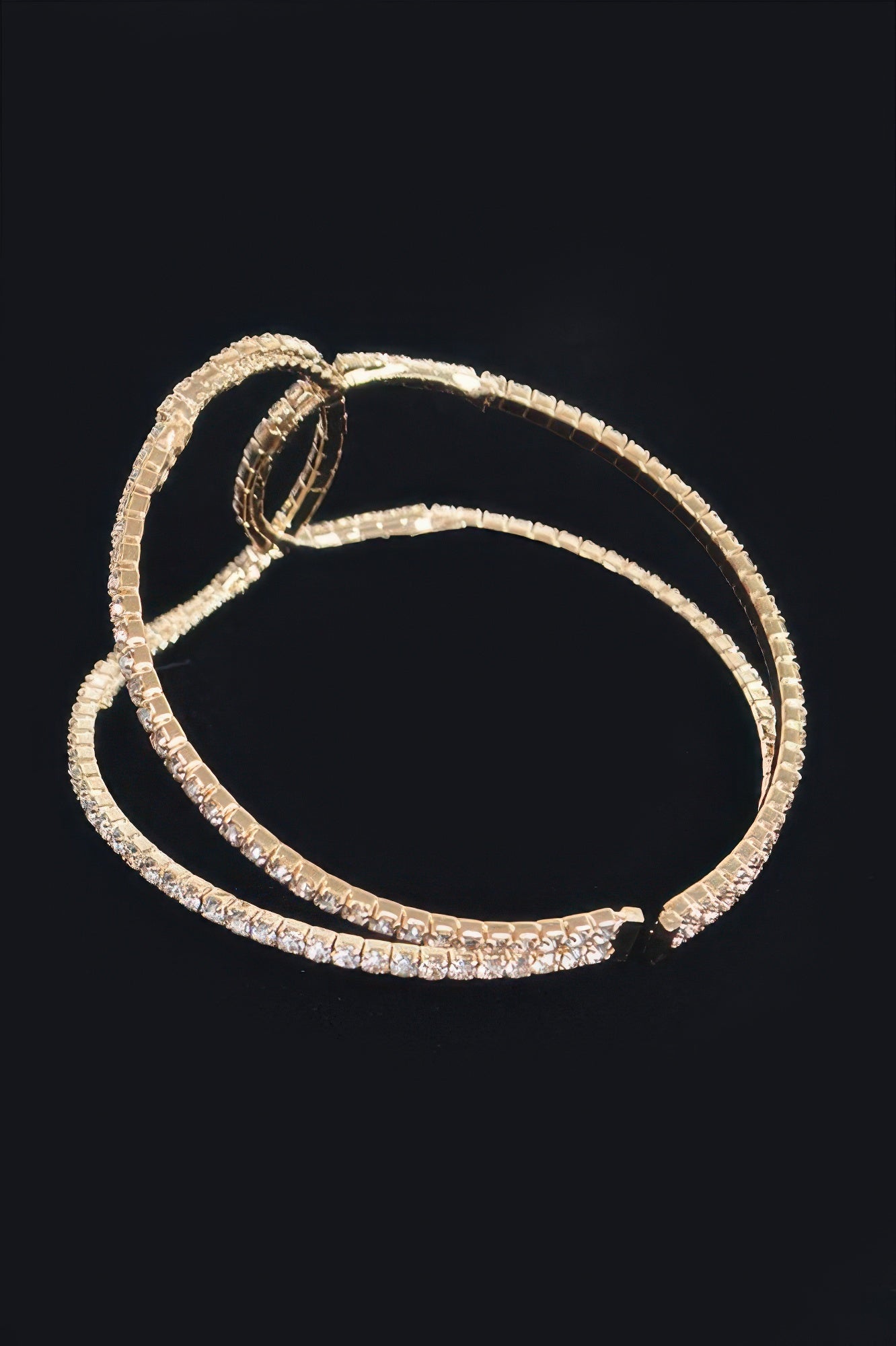Rhinestone Cuff Bracelet