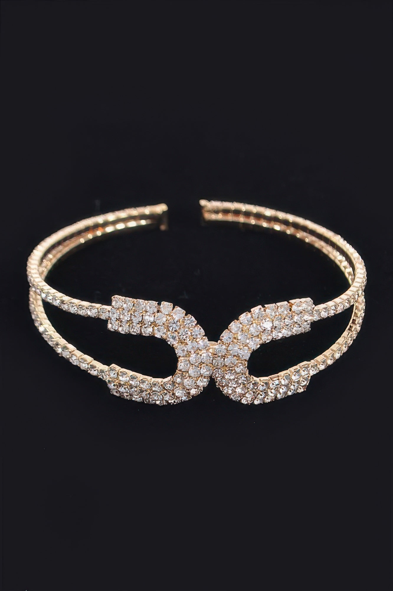 Wrap Rhinestone Bangle