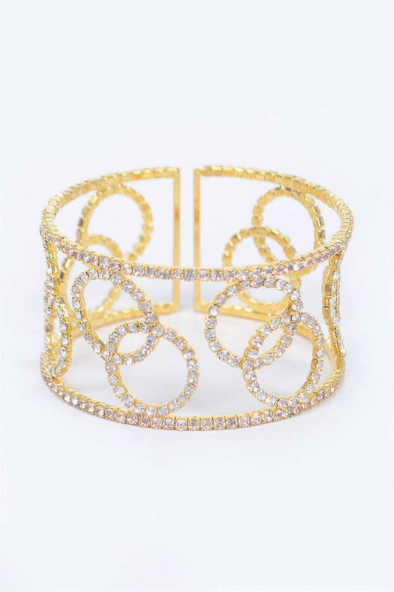 Wrap Rhinestone Bangle