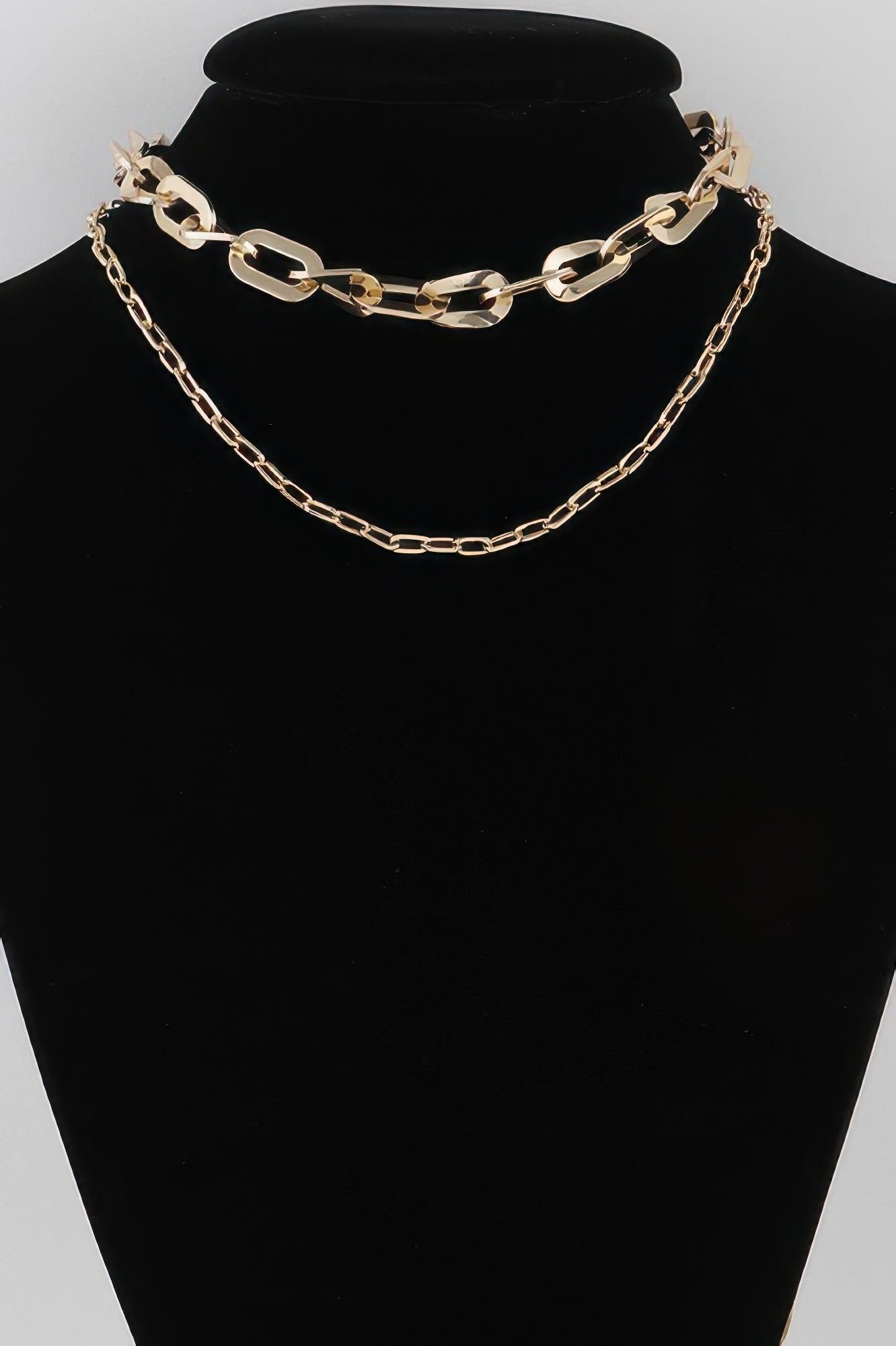 Double Link Chain Necklace